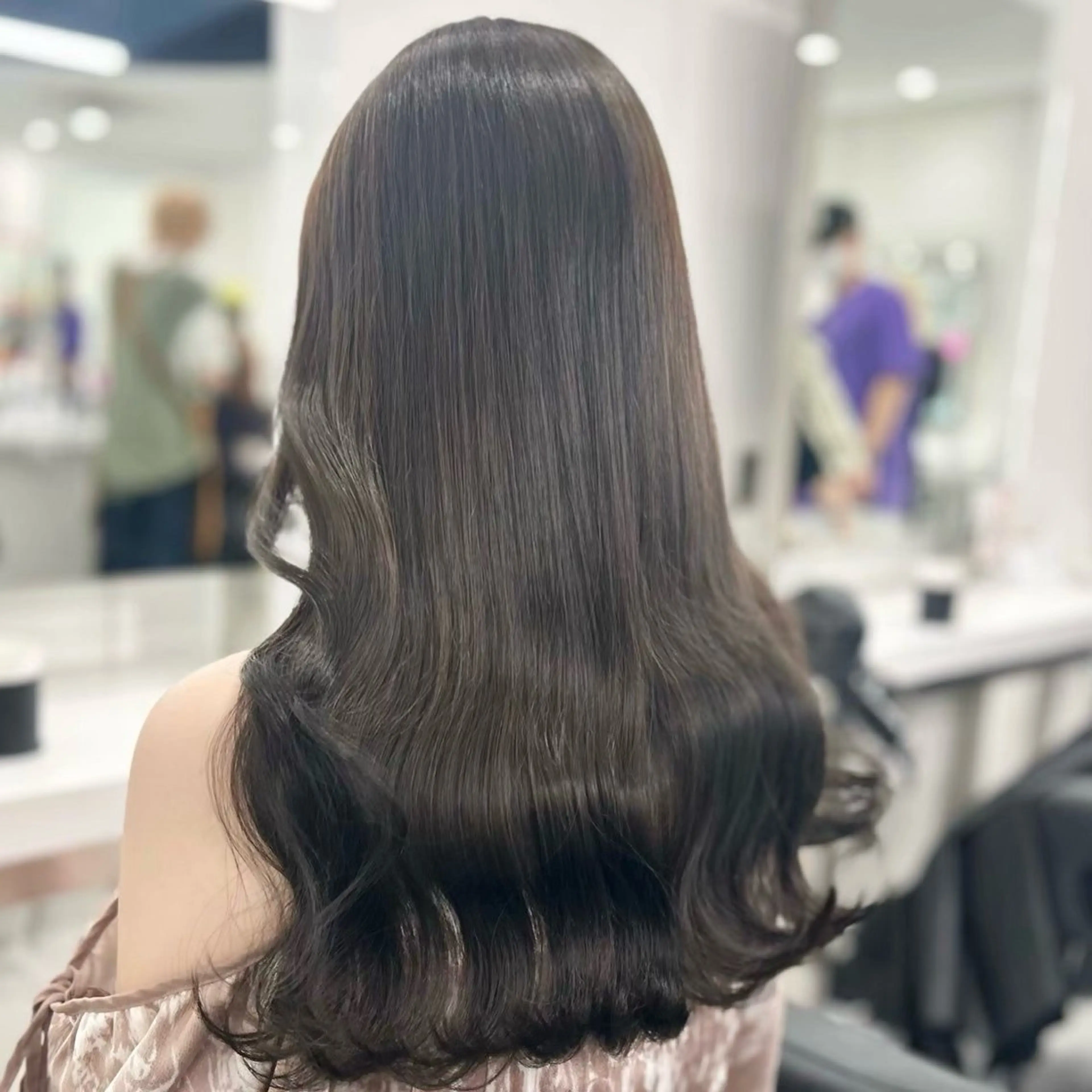 ロング カラー ヘアカラー 🎀暖色/ラベンダー /paru🤍のヘアスタイル