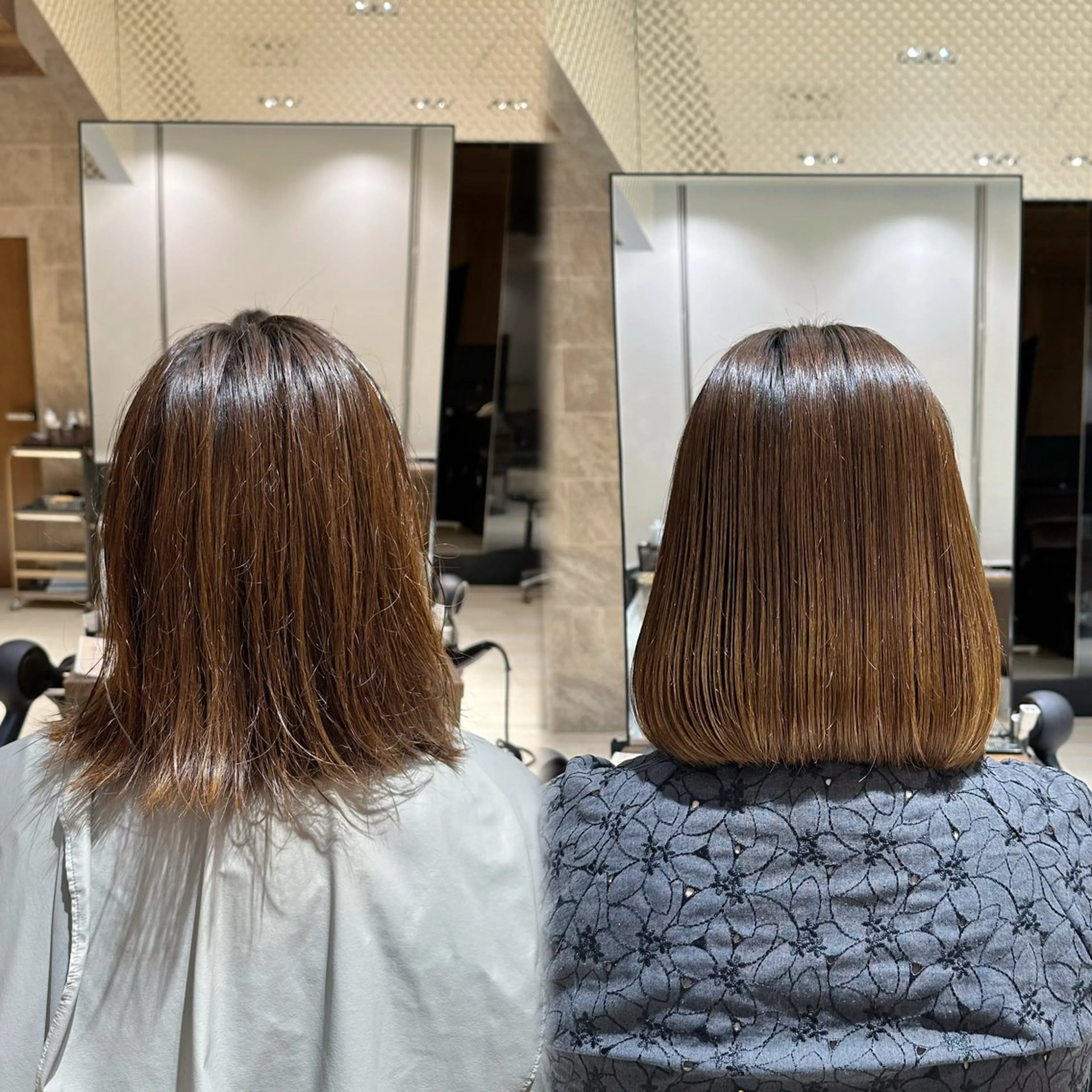 ミディアム パーマ ニュアンスパーマ/ フェザーパーマ/平木のヘアスタイル