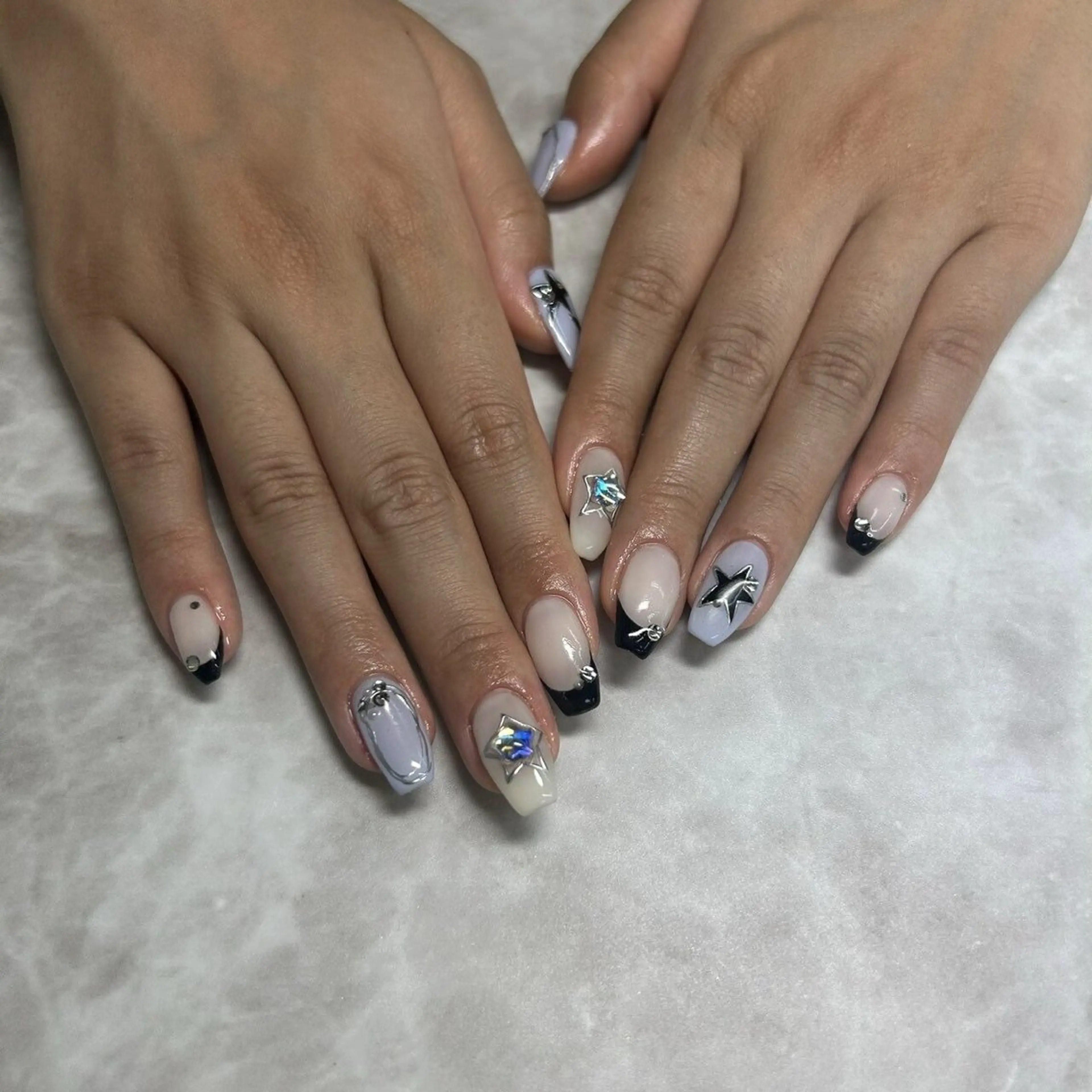 ネイル 韓国/ヌーディー系 ネイル自由が丘のネイルデザイン