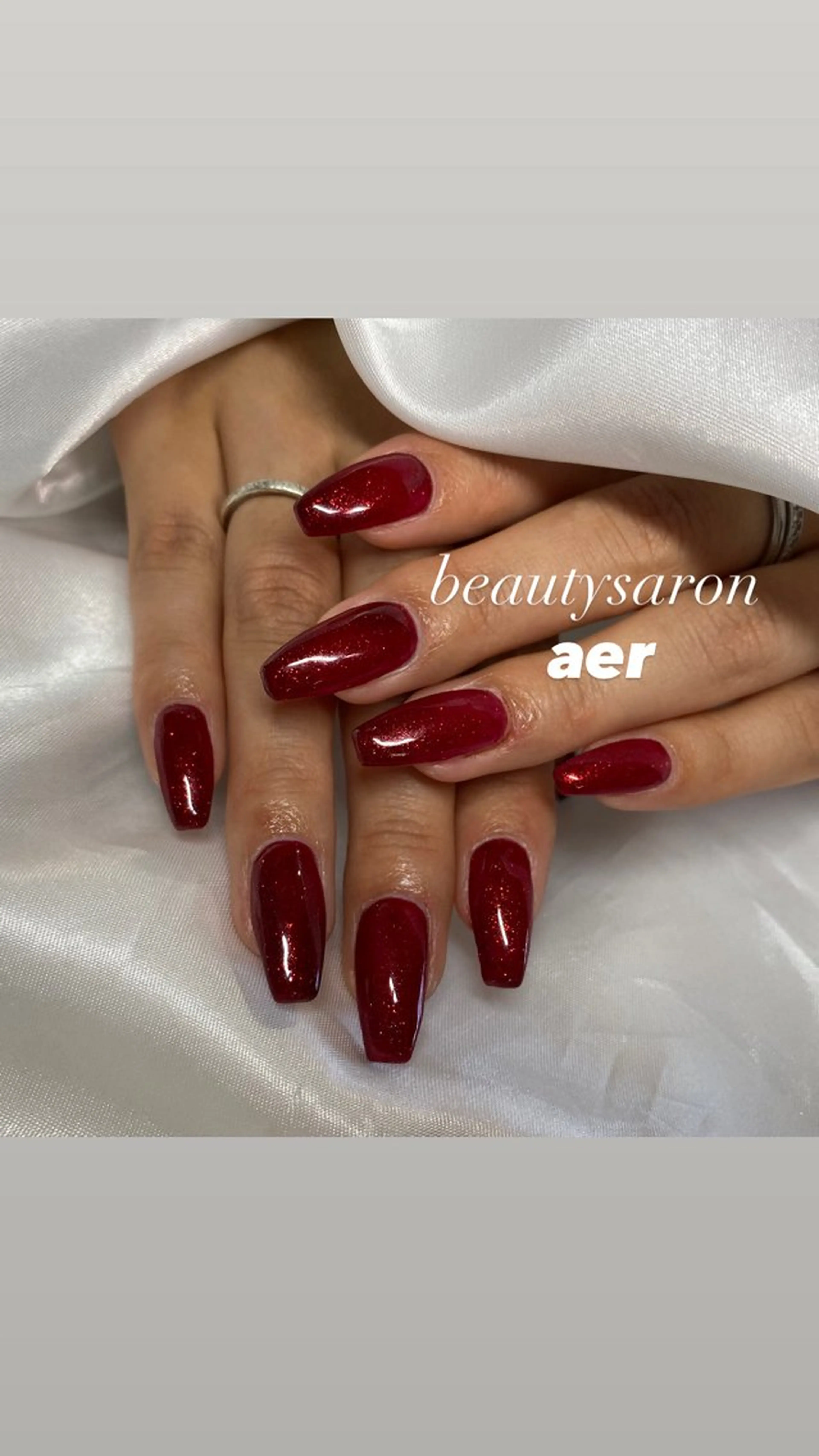 ネイル ボルドー ラメ(グリッター) デコパーツが得意♪ ネイル/眉毛/エステの眉毛・アイブロウイメージ