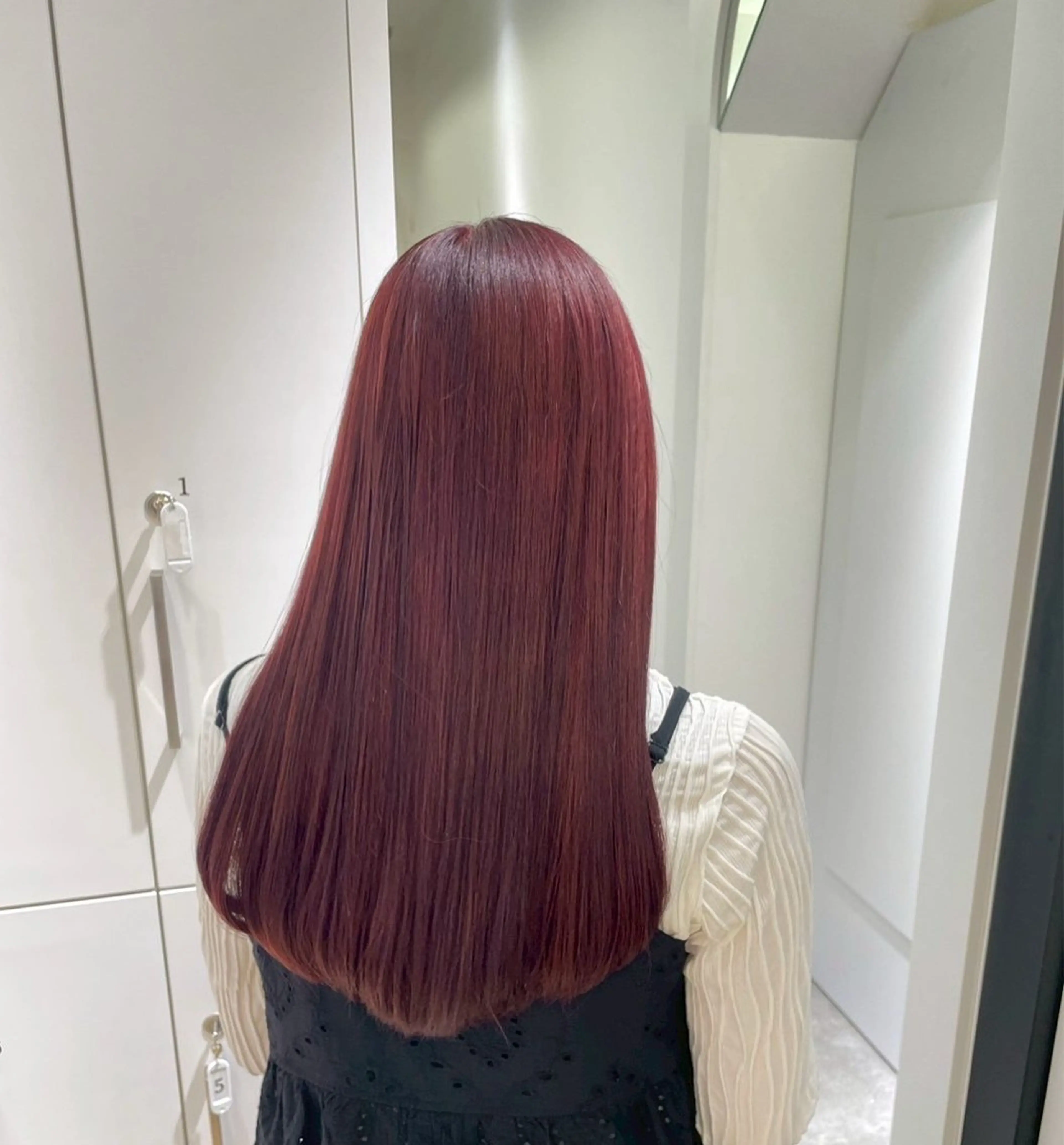 ロング ParveMix 楠本結菜のヘアスタイル