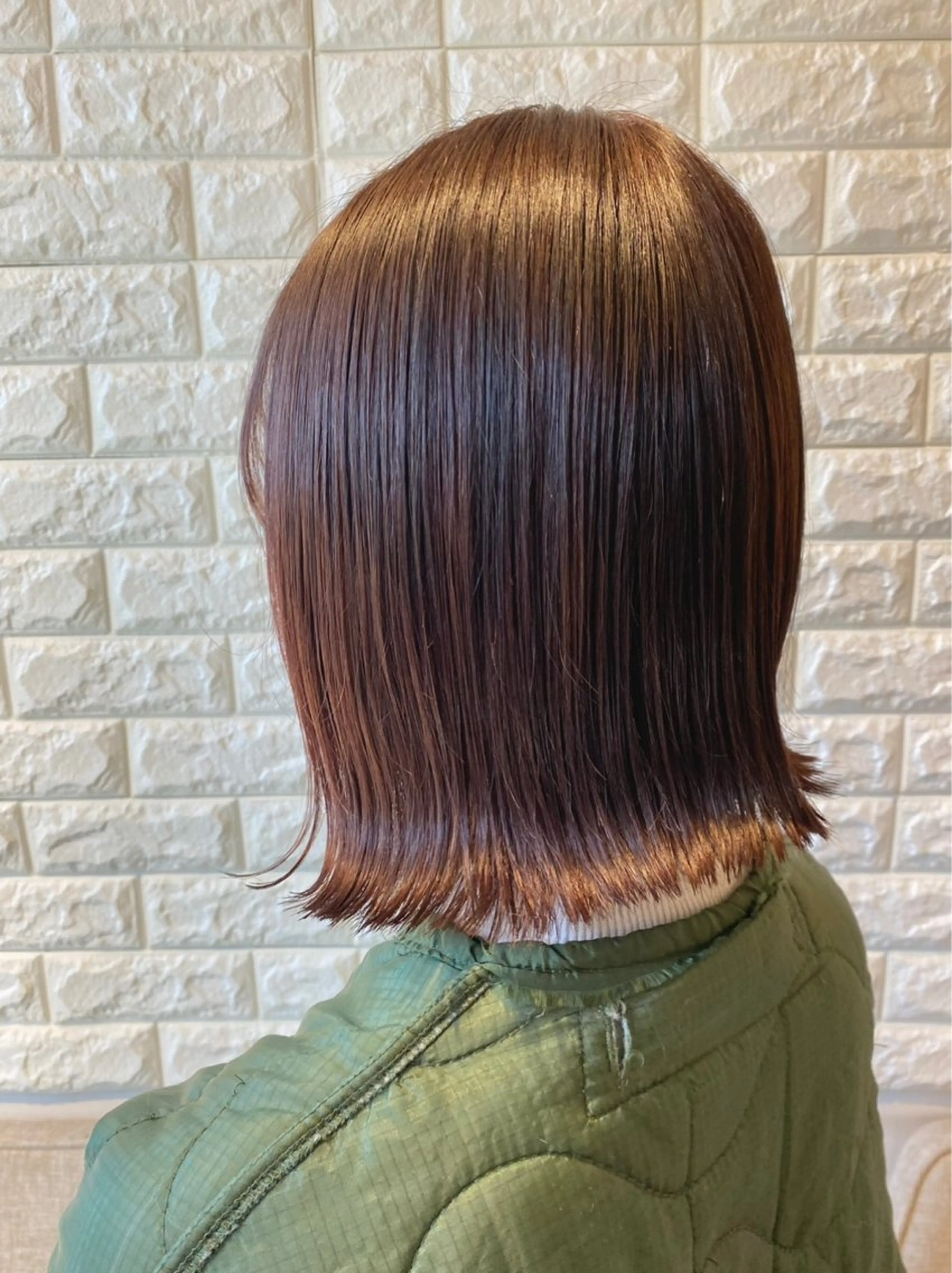 ショート カラー ボブ ヘアカラー トリートメント レイヤーカット🌈 透明感カラー🌷ﾕﾘのヘアスタイル