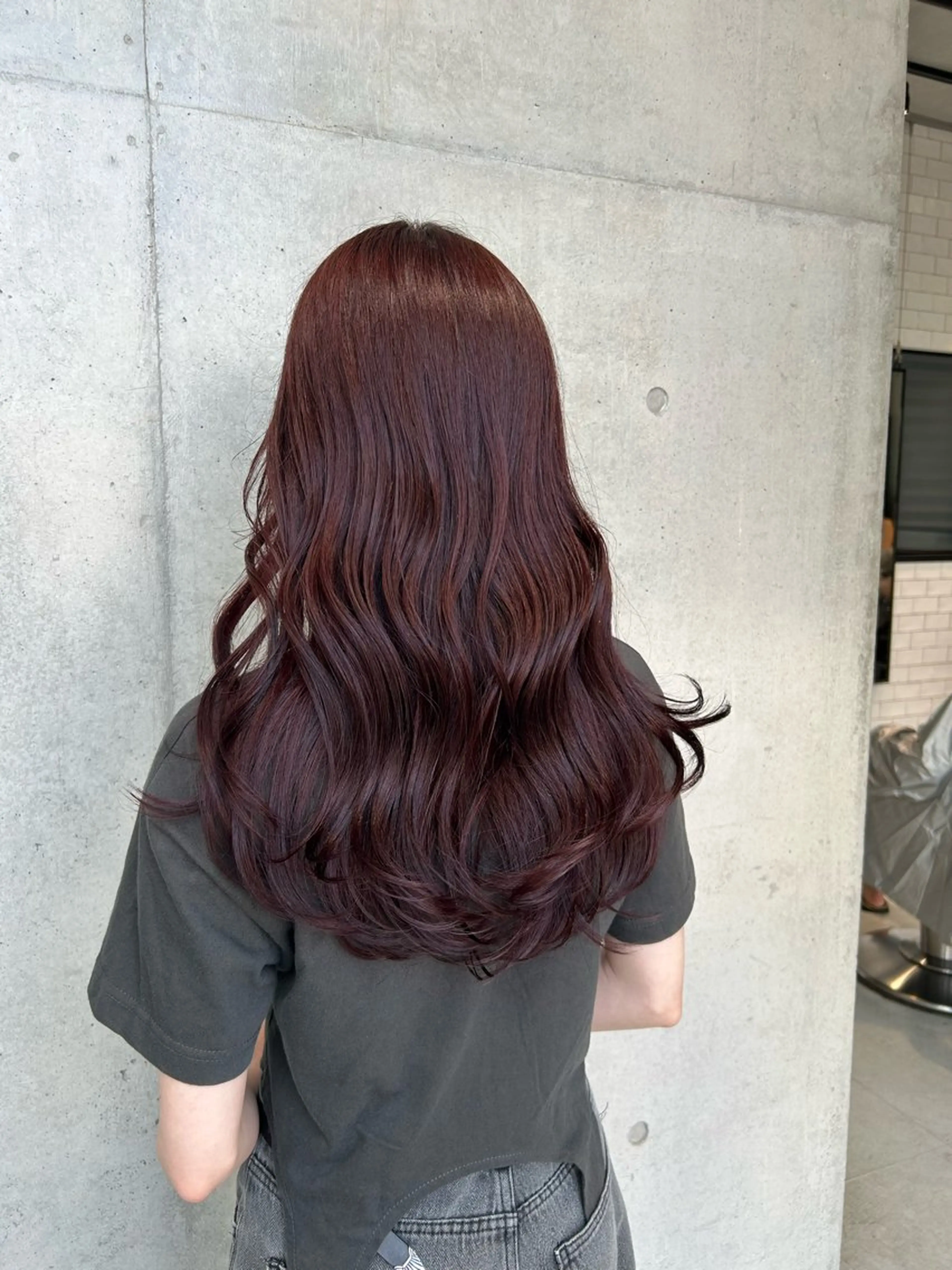 ロング カラー ヘアアレンジ カット ヘアカラー トリートメント ボブ艶モテカラー🫧 カリンのヘアスタイル