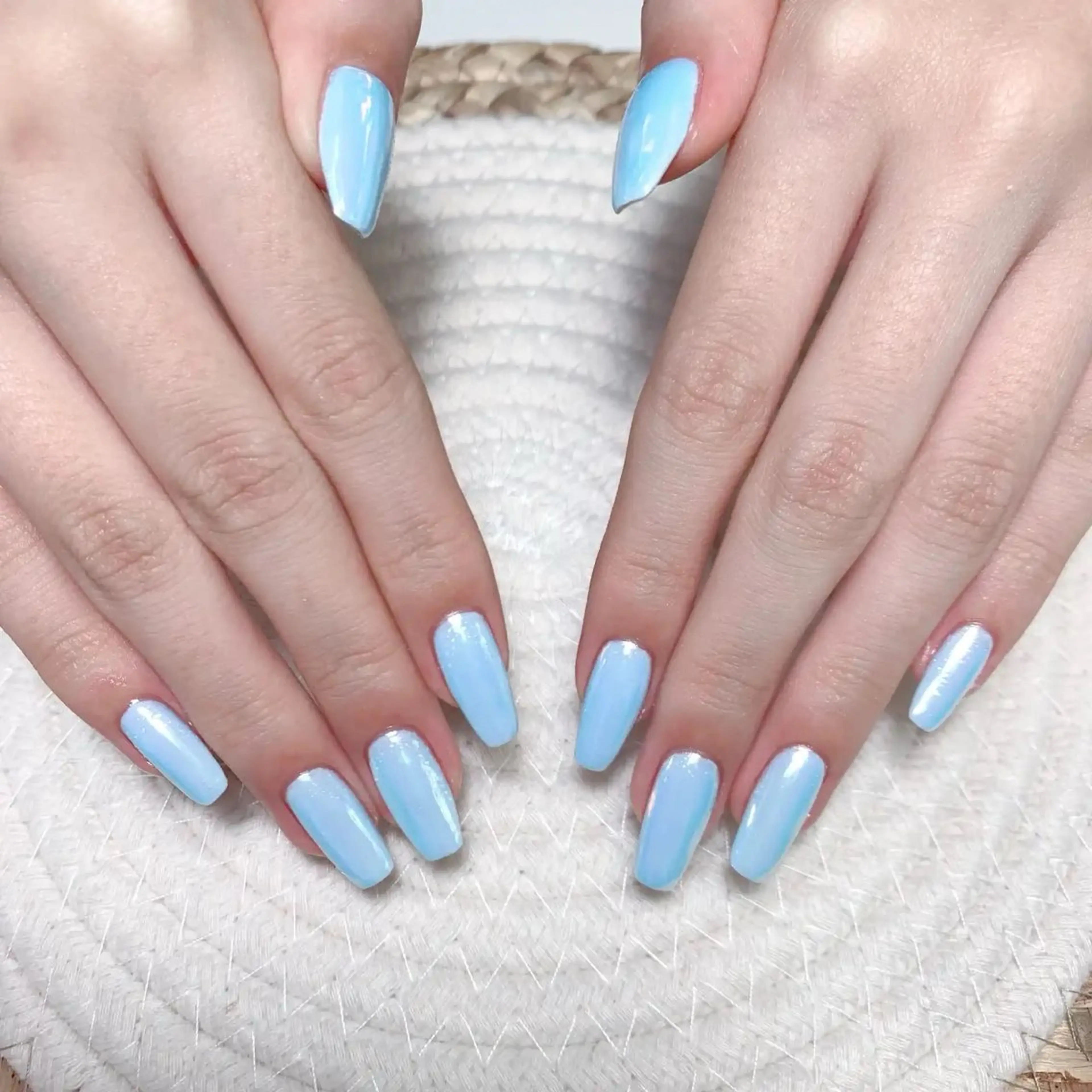 ネイル ミラーネイル シンプルネイル salon femmeのネイルデザイン