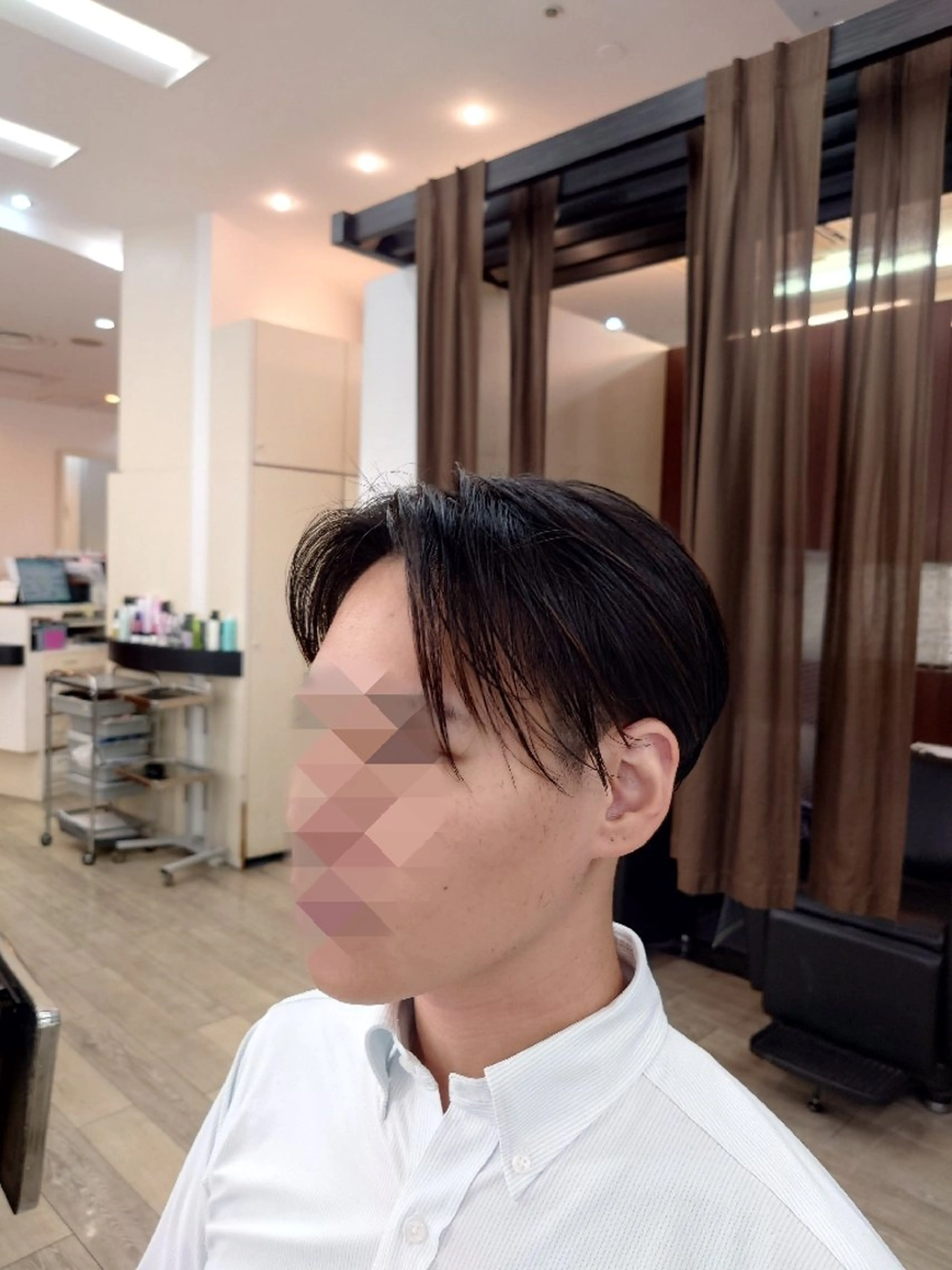 メンズ センターパート 田村  猛のヘアスタイル