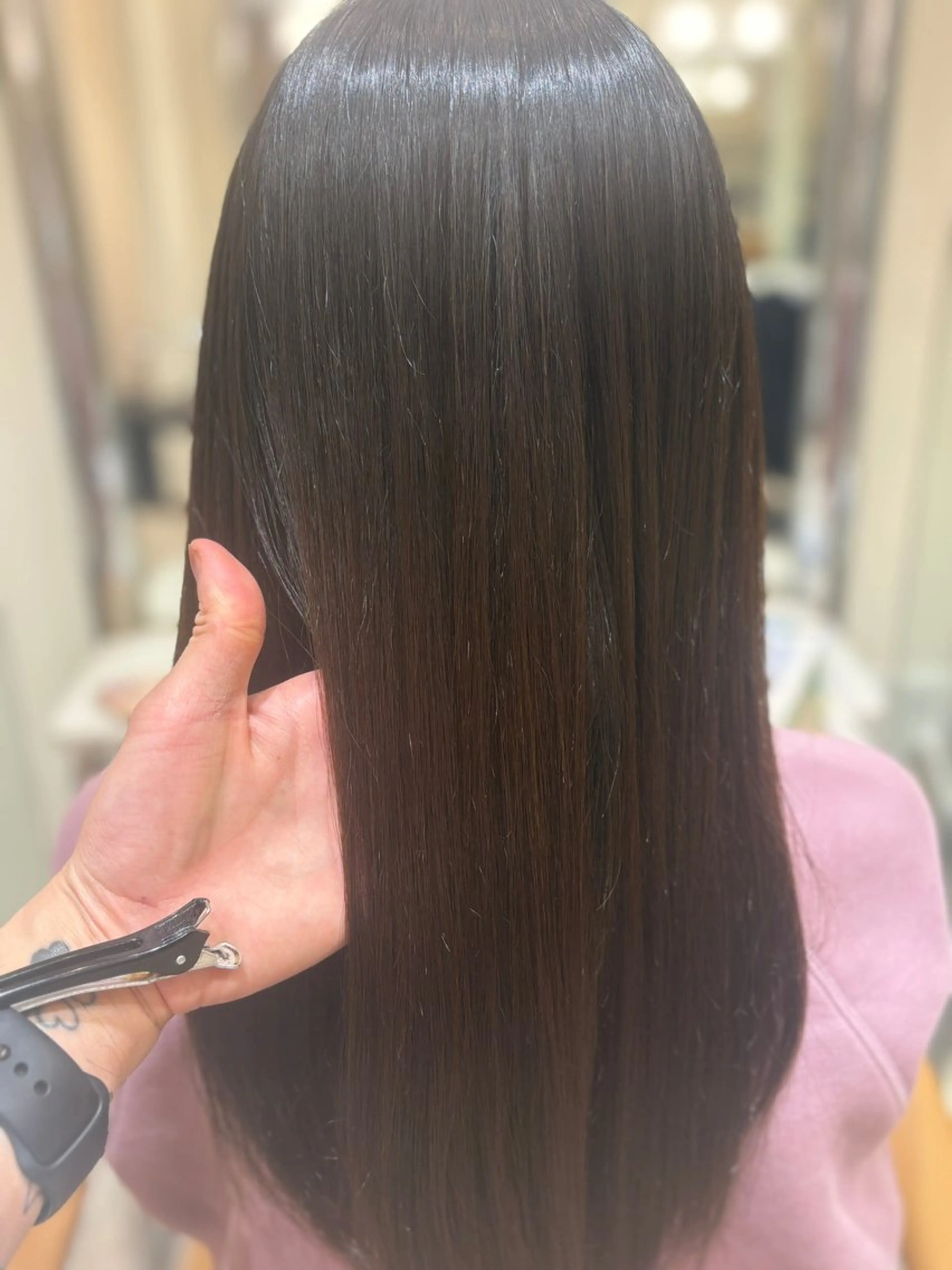 ロング 縮毛矯正 TOU/ROU代表 藤浪佑太のヘアスタイル