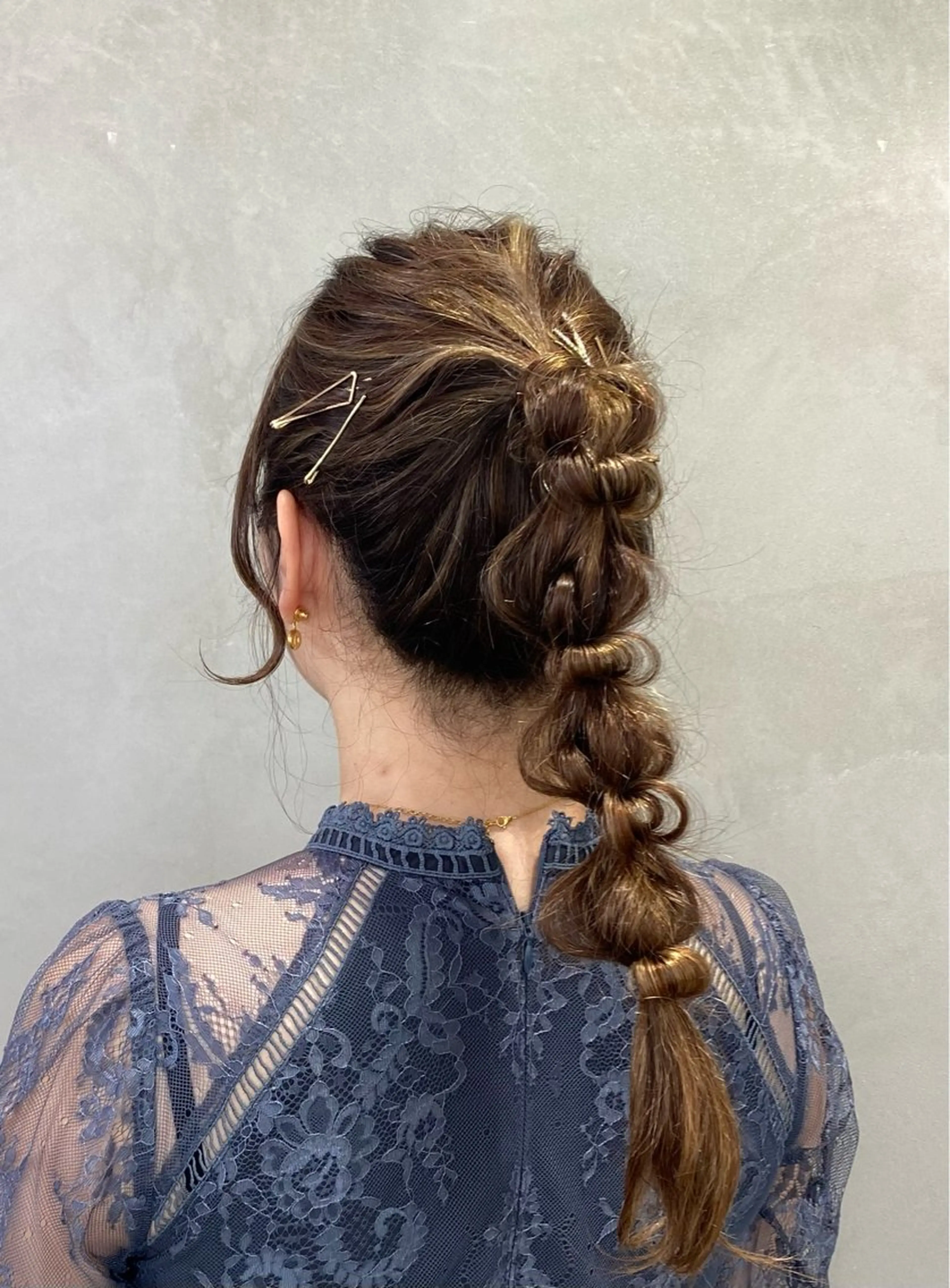 ロング ヘアアレンジ ヘアセット まとまるボブ🌼 アレンジ🌼鴨下穂香のヘアスタイル