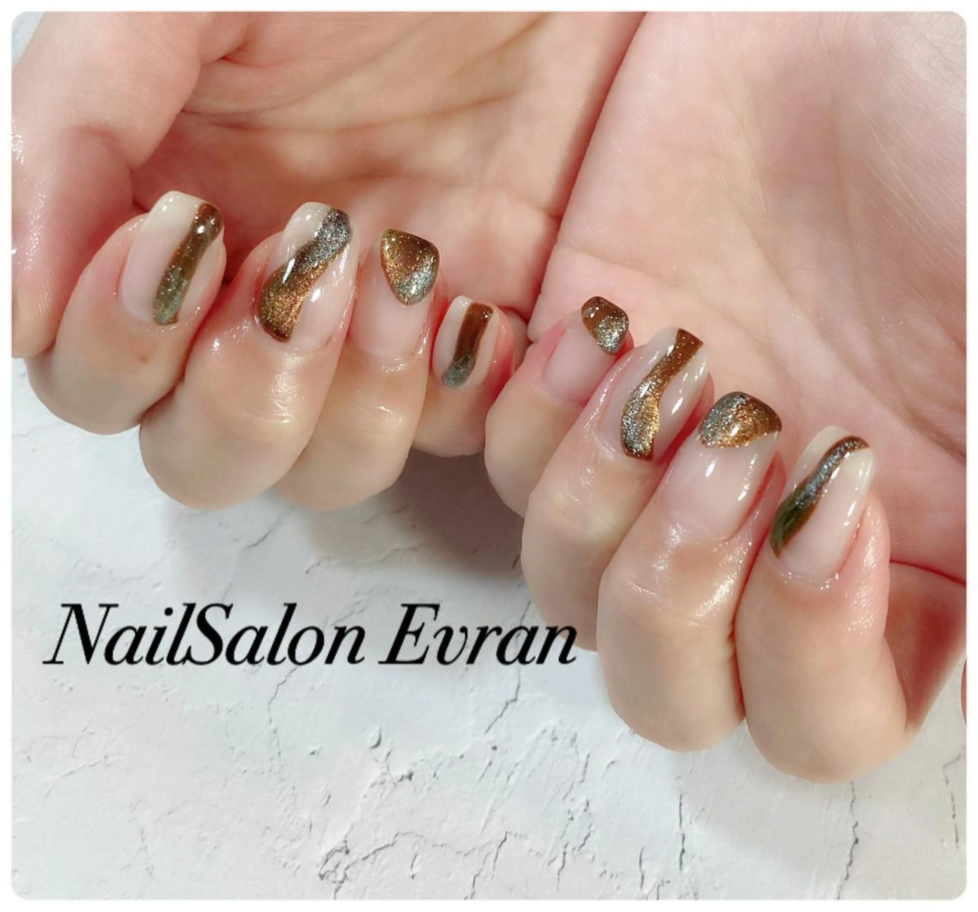 ネイル ニュアンスネイル ハンドネイル Nail salon Evranのネイルデザイン