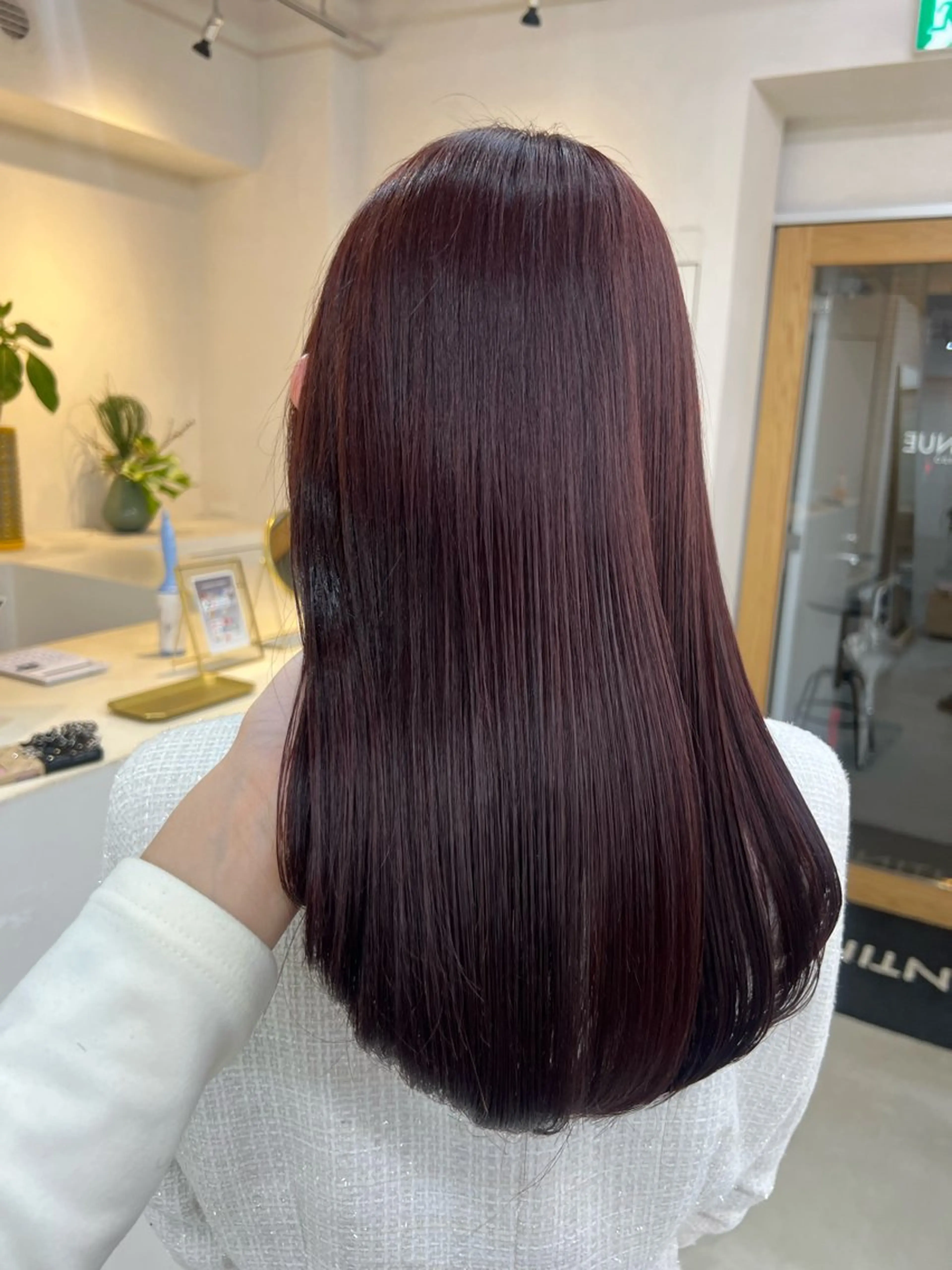 セミロング カット ヘアカラー トリートメント 表参道/kozue/ 艶髪/髪質改善のヘアスタイル