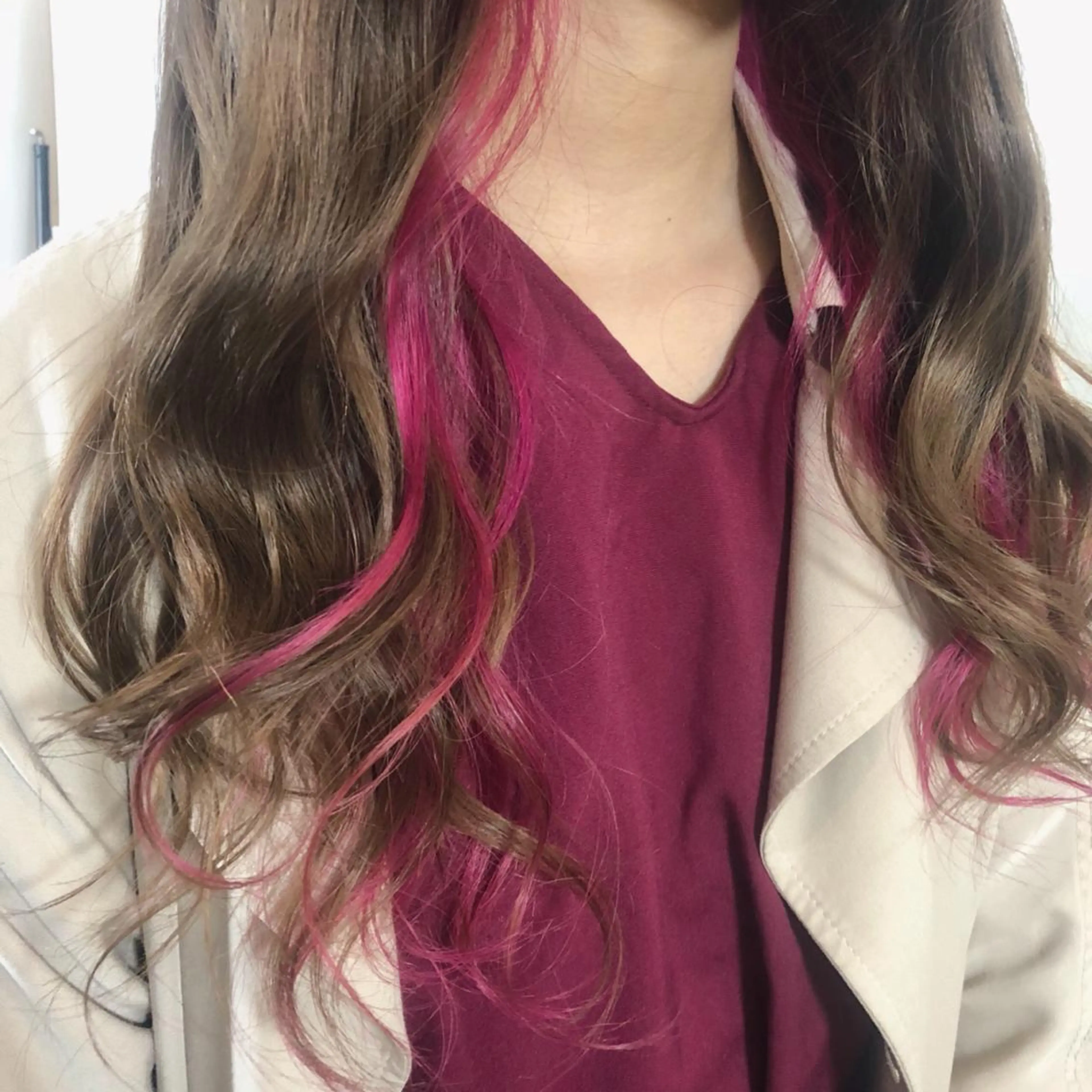 ロング カラー ヘアカラー Rina  のヘアスタイル