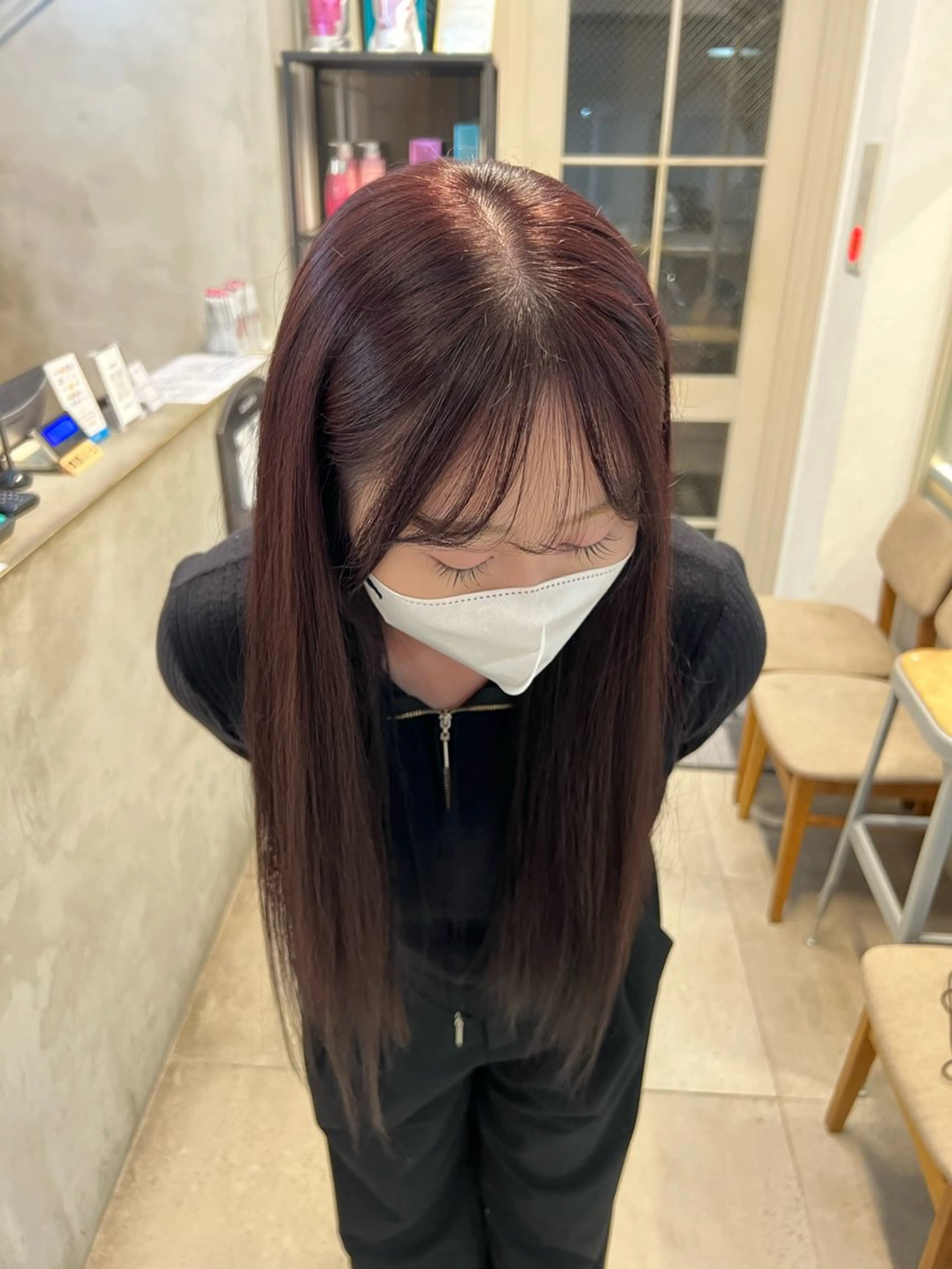 ロング カラー ヘアカラー トリートメント うるぷる髪 🤍 Naanoのヘアスタイル