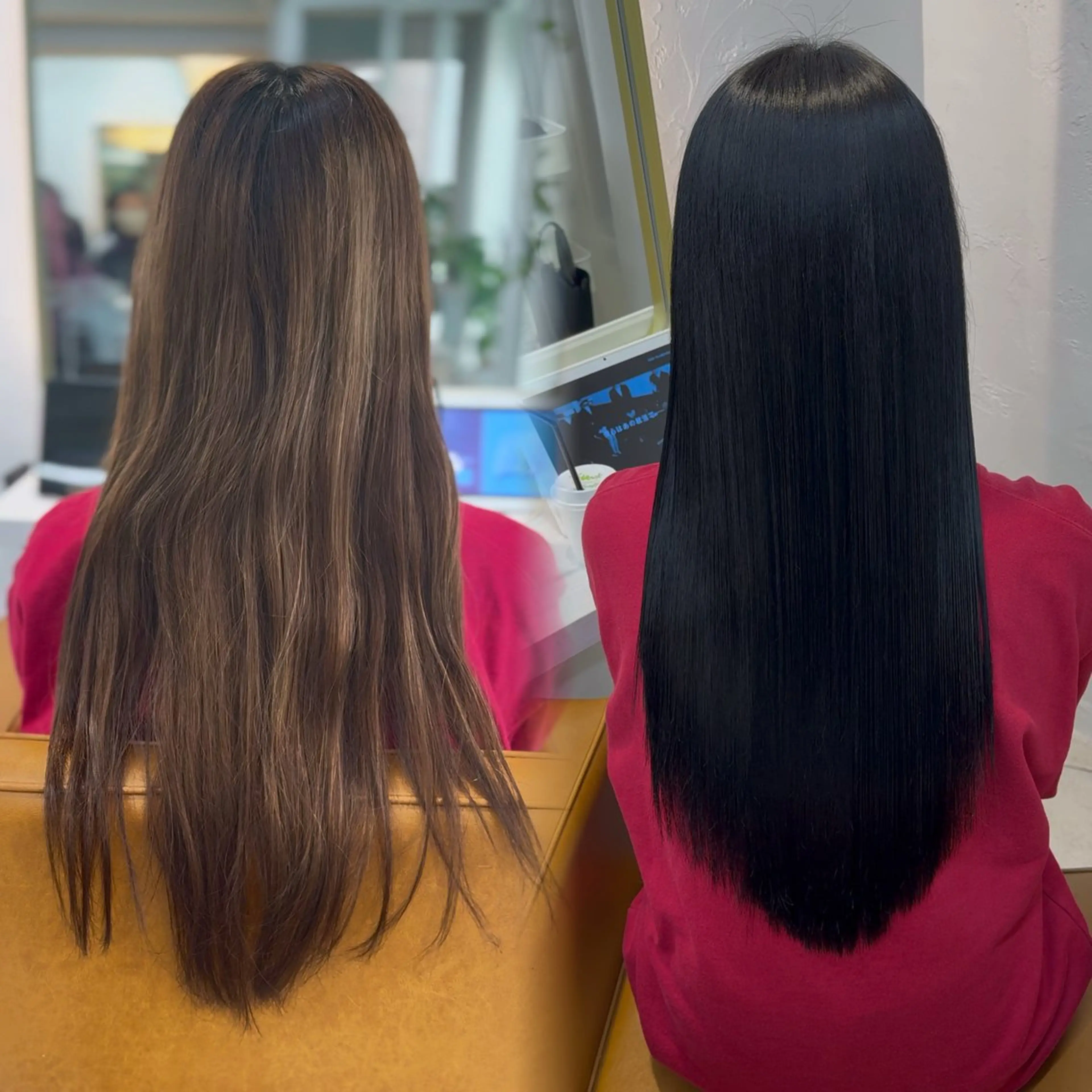 ロング 韓国ヘア/レイヤー/ 透明感カラー/SHUのヘアスタイル