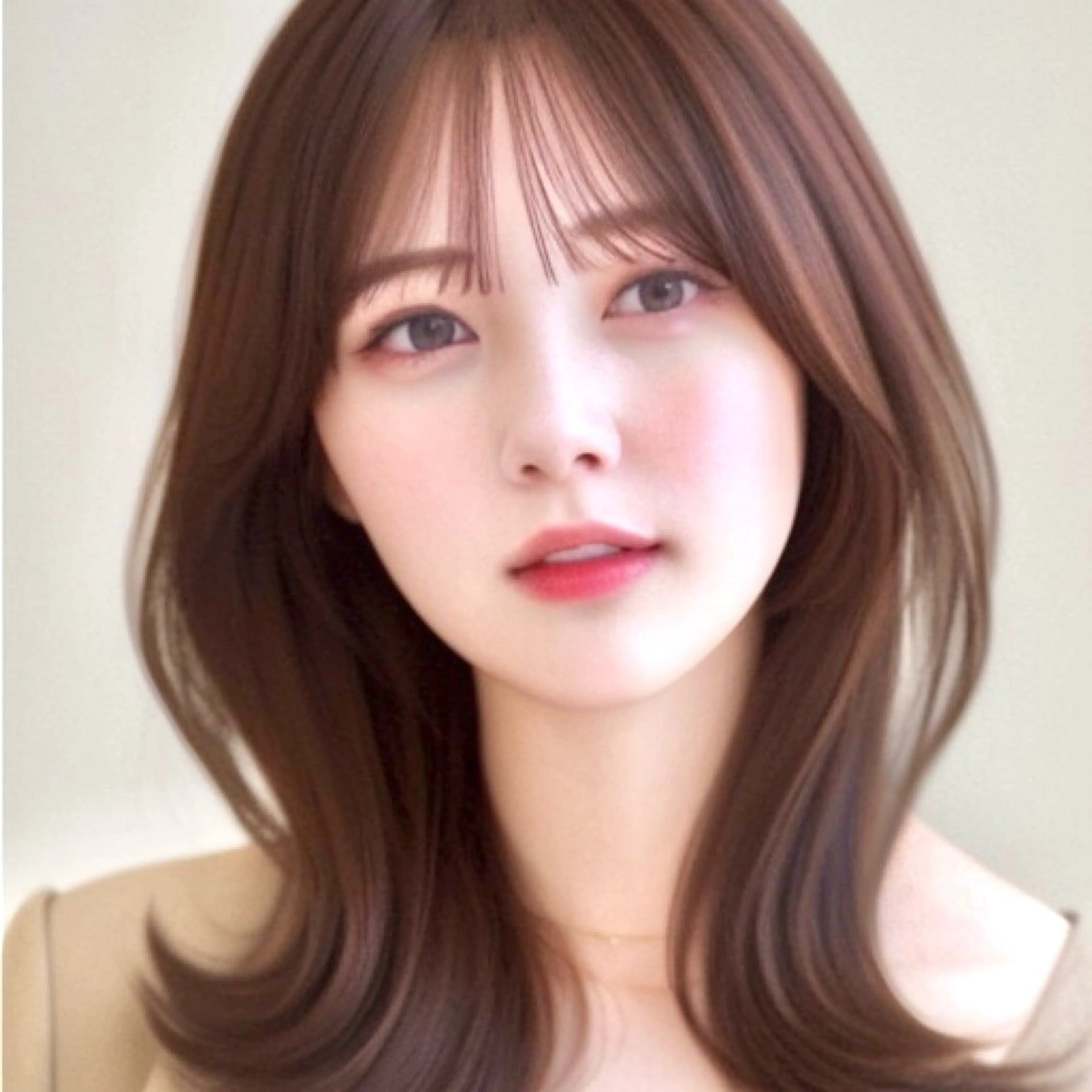 ミディアム カラー ren ボブロブ/ミディアムのヘアスタイル