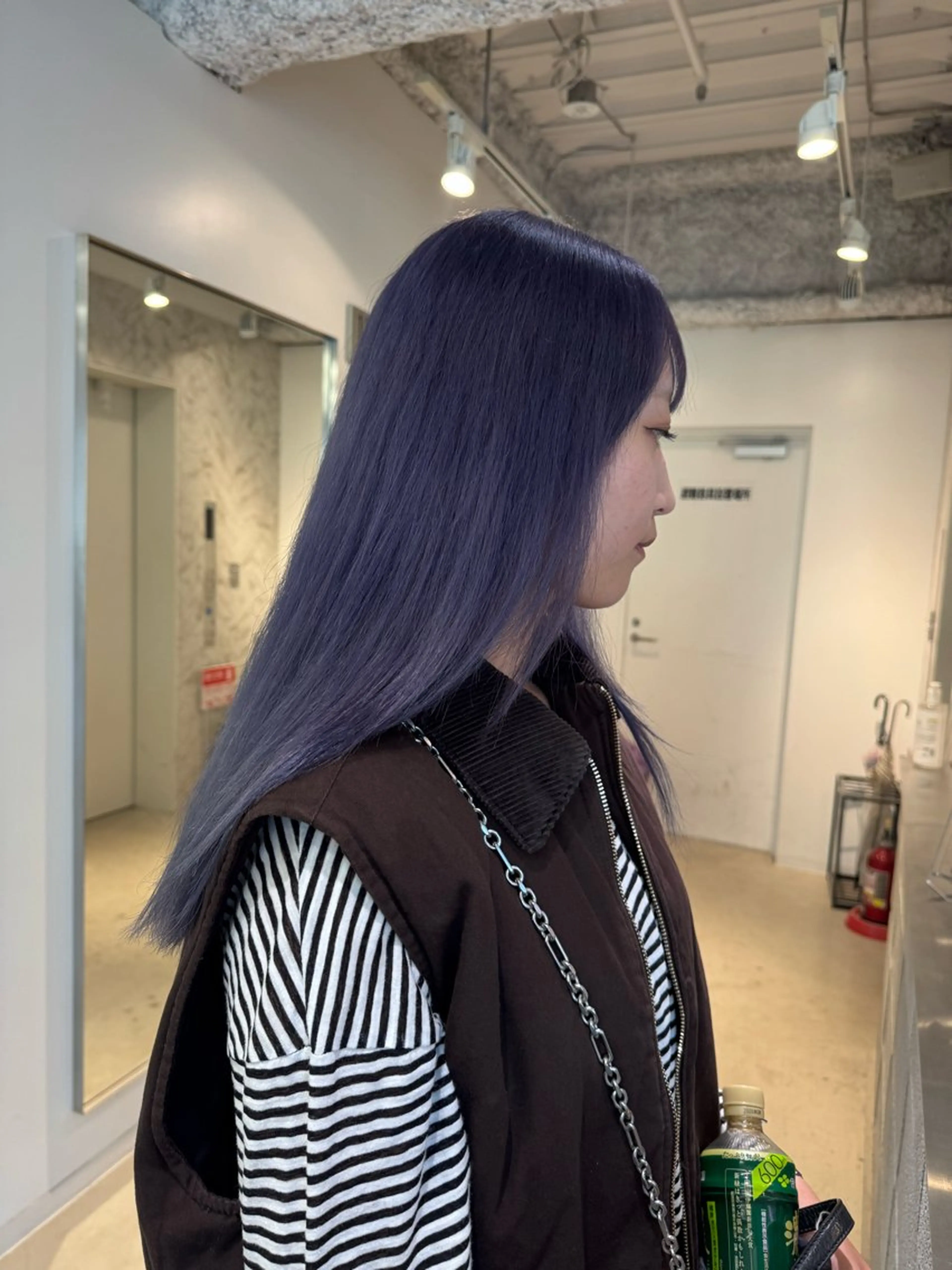 ロング カラー ヘアカラー トリートメント 店長　MANAMI ／ブリーチ／骨格ボブのヘアスタイル
