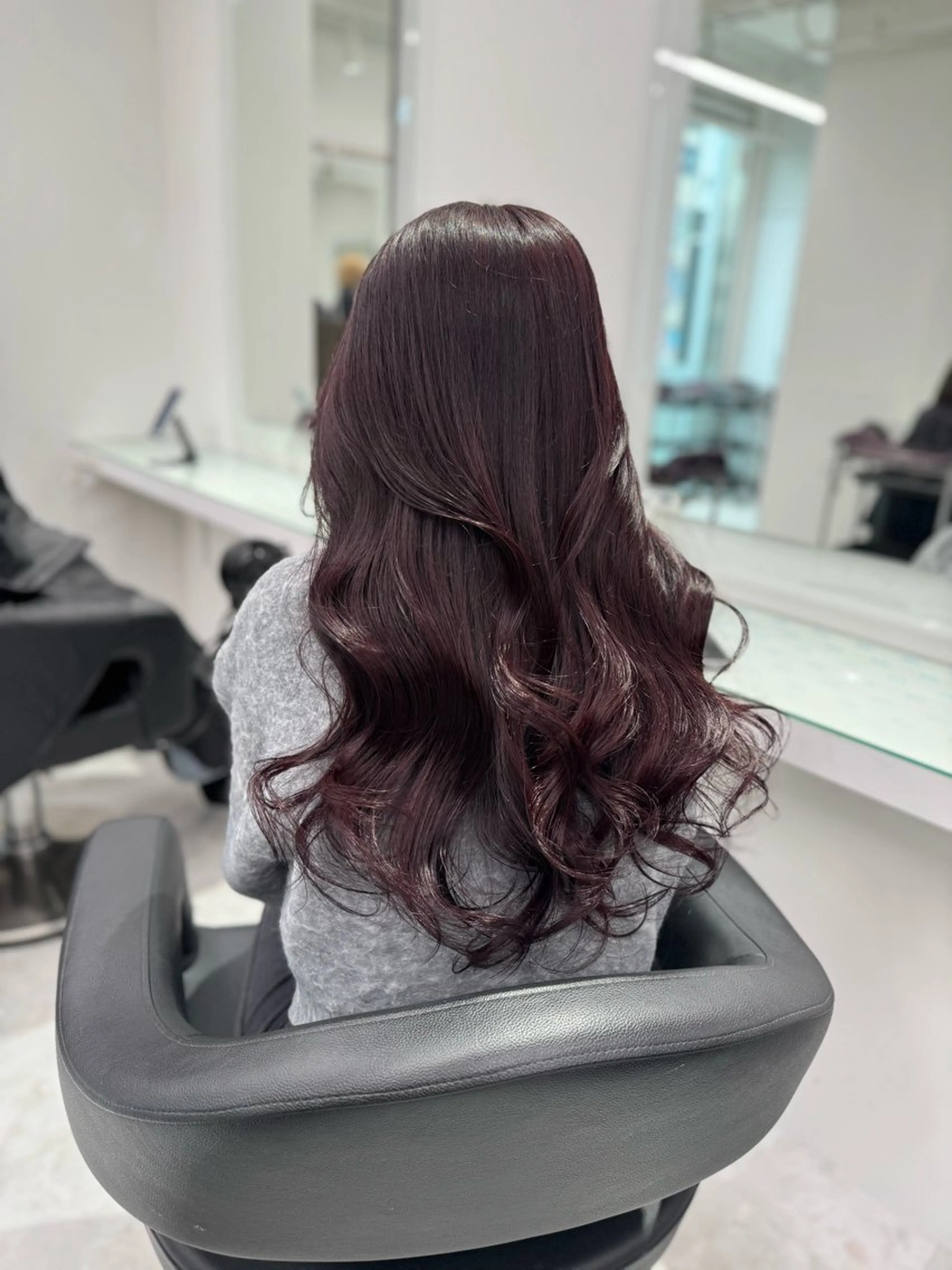 ロング カラー ヘアアレンジ ヘアカラー ブリーチ無し透明感 🕊AZUSAのヘアスタイル