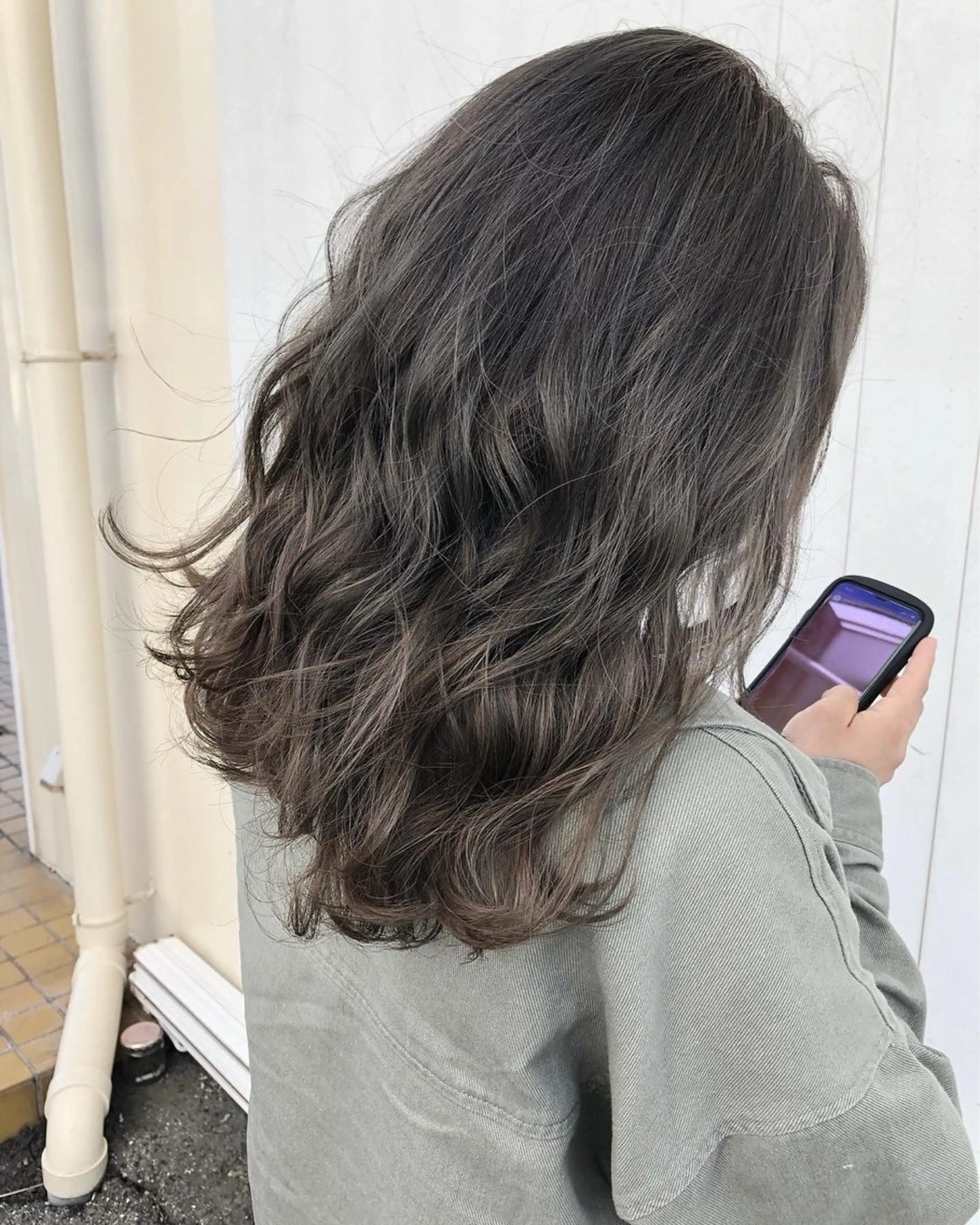 ロングカットの写真