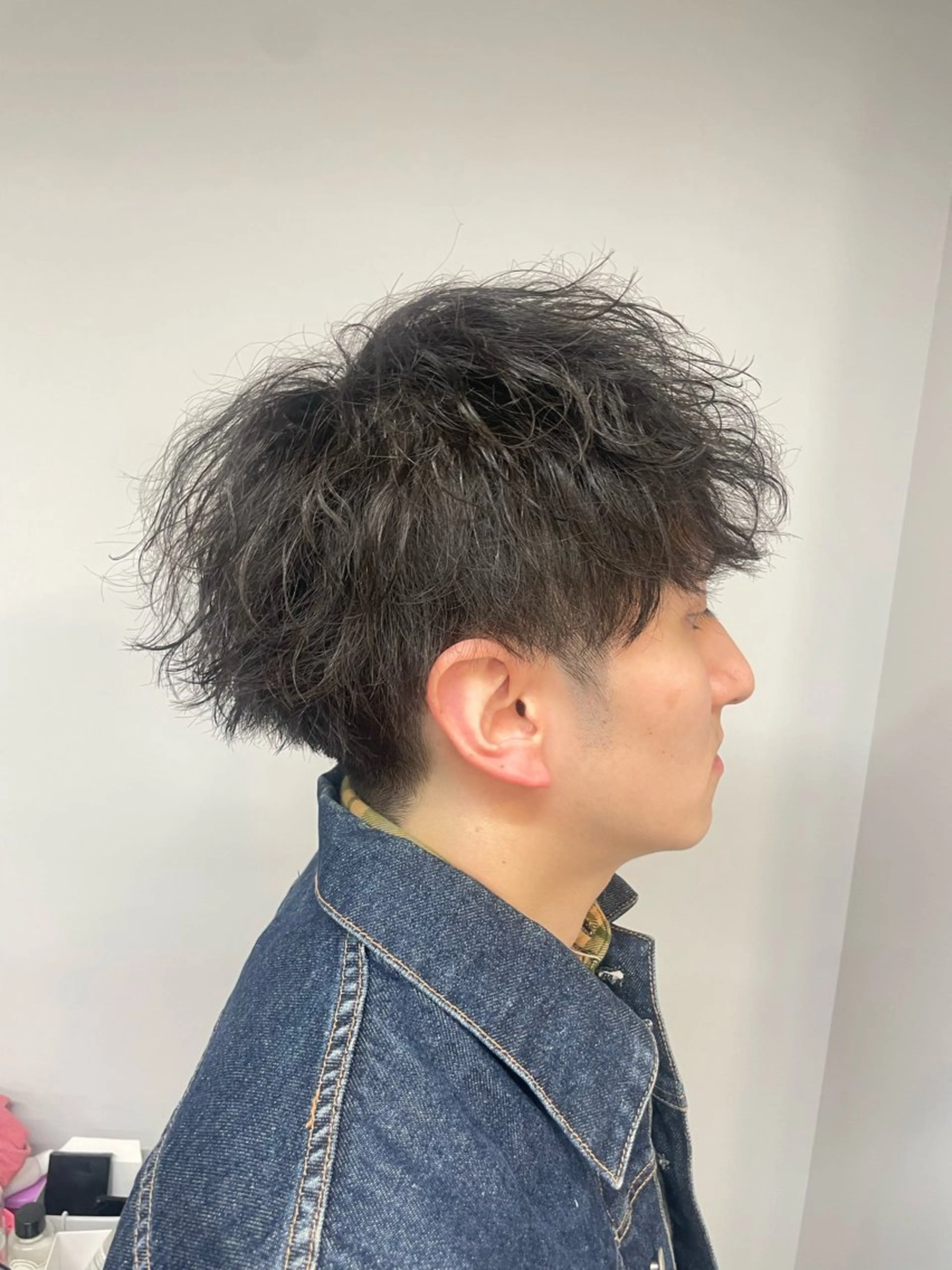 パーマ メンズ 波巻きパーマ メンズパーマ /レイヤー/こころのヘアスタイル