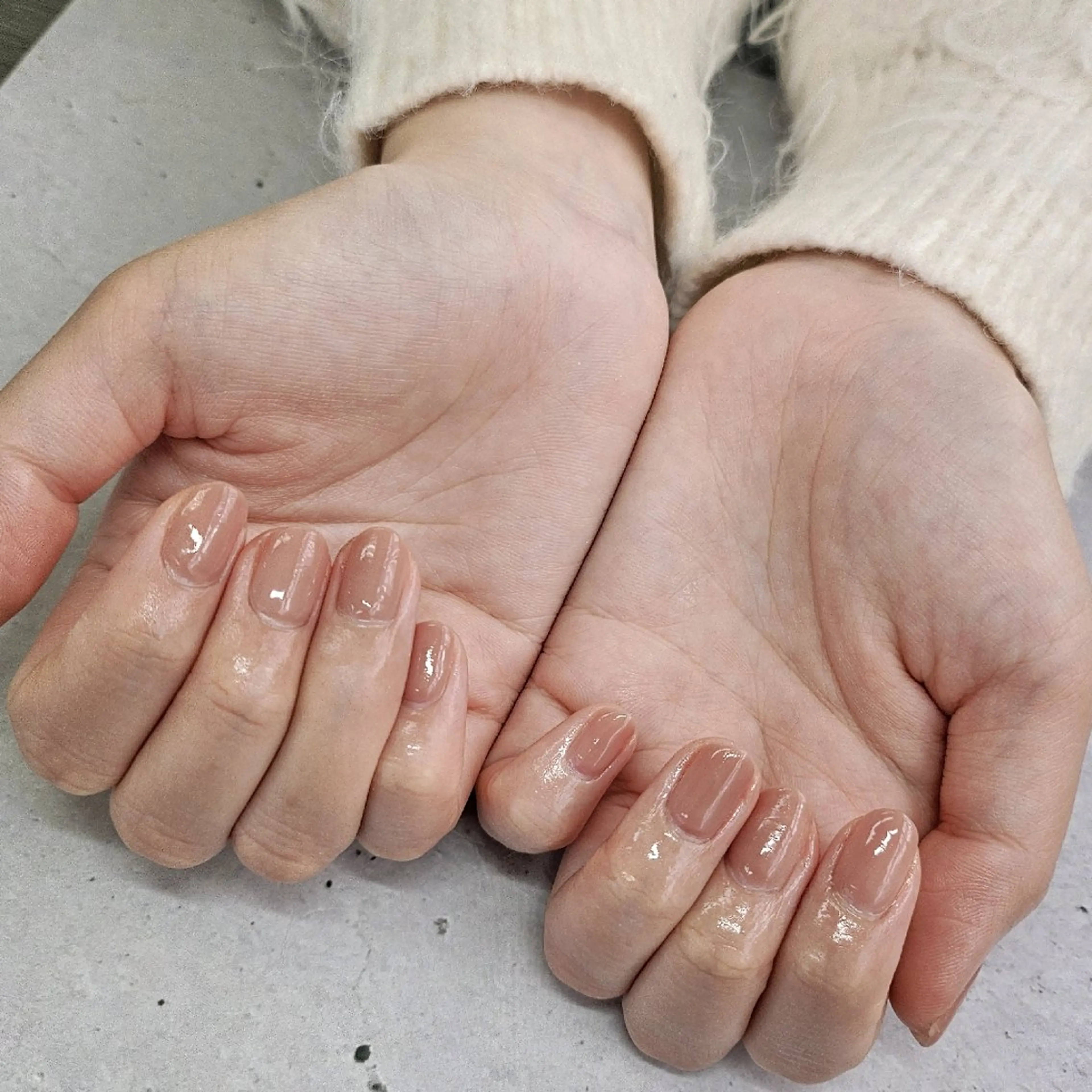 ネイル ワンカラーネイル ハンドネイル NailSalon LuireYUUNAのネイルデザイン
