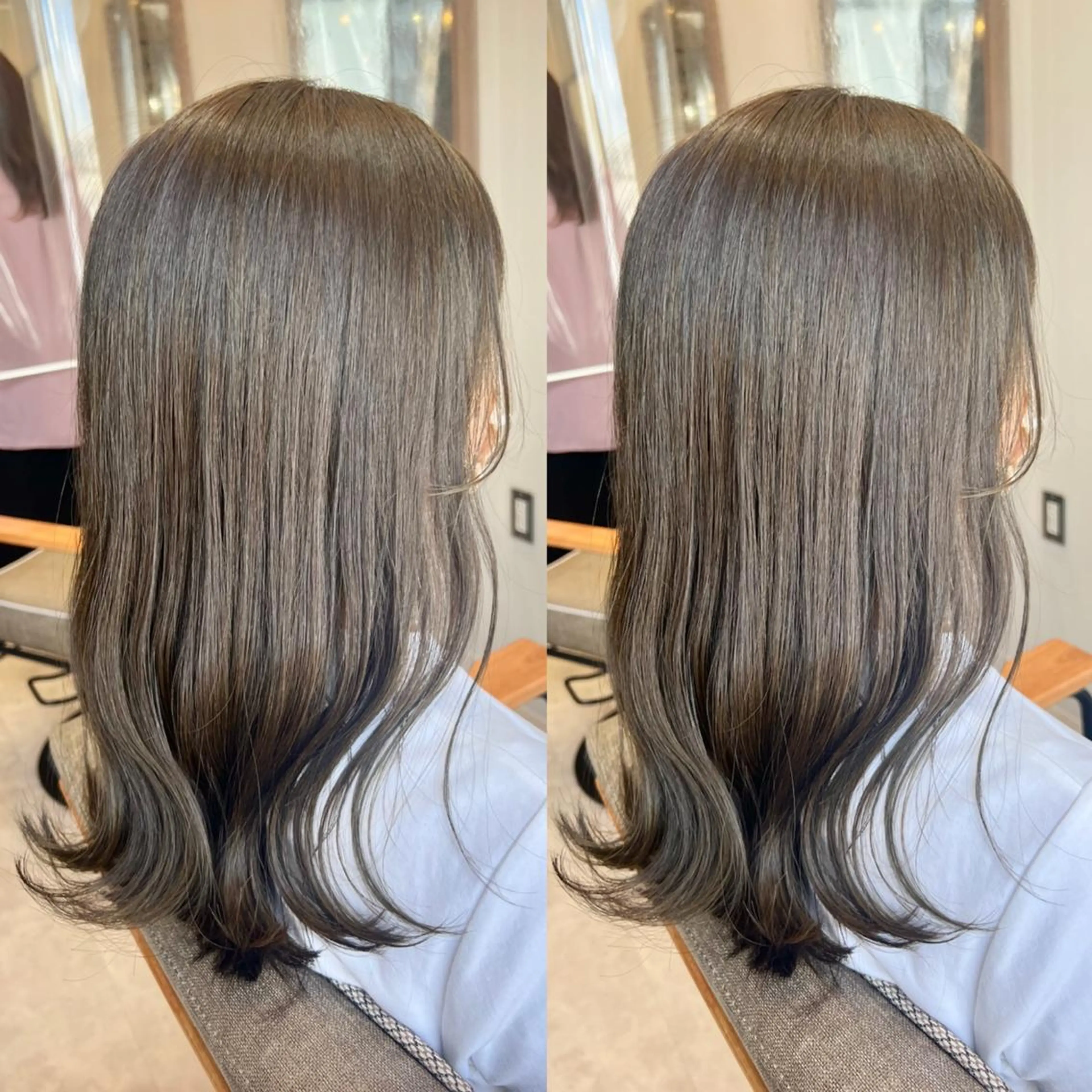 セミロング カラー カット ヘアカラー トリートメント 名古屋/髪質改善/ 透明感SHIZUKAのヘアスタイル