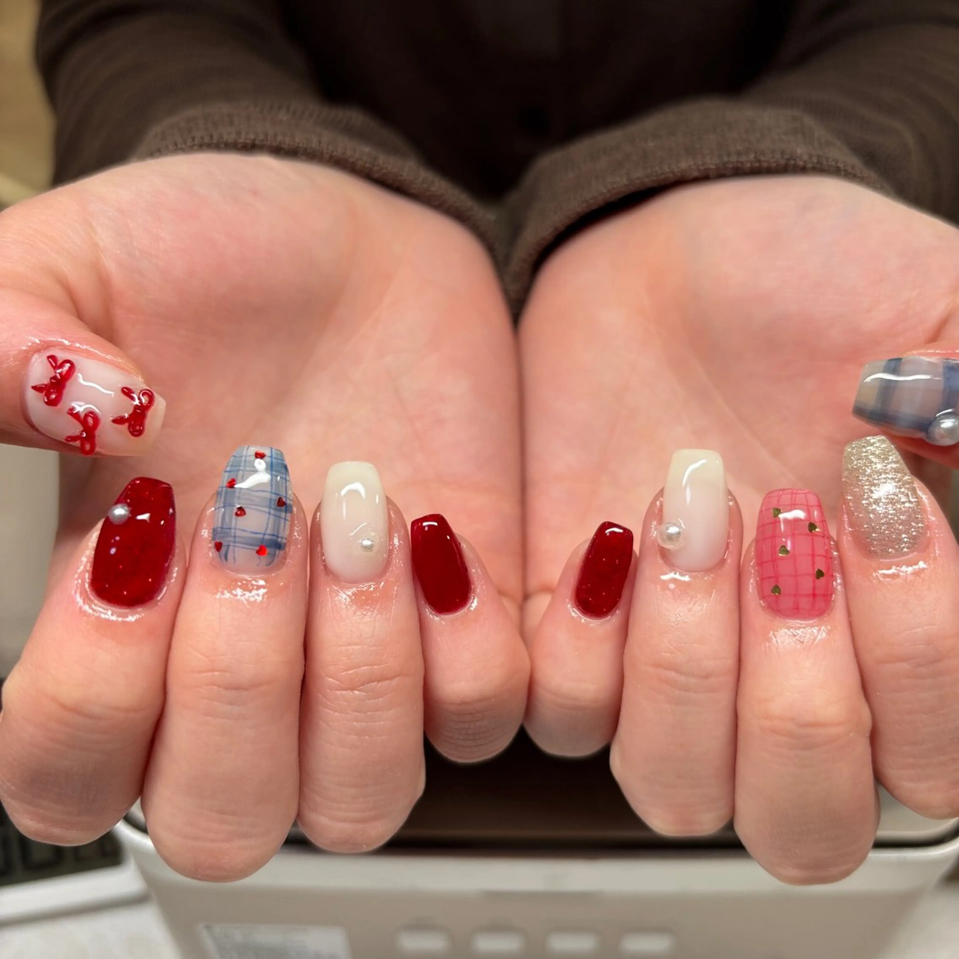 ネイル ハンドネイル 33 nail salon 徳山里美のネイルデザイン