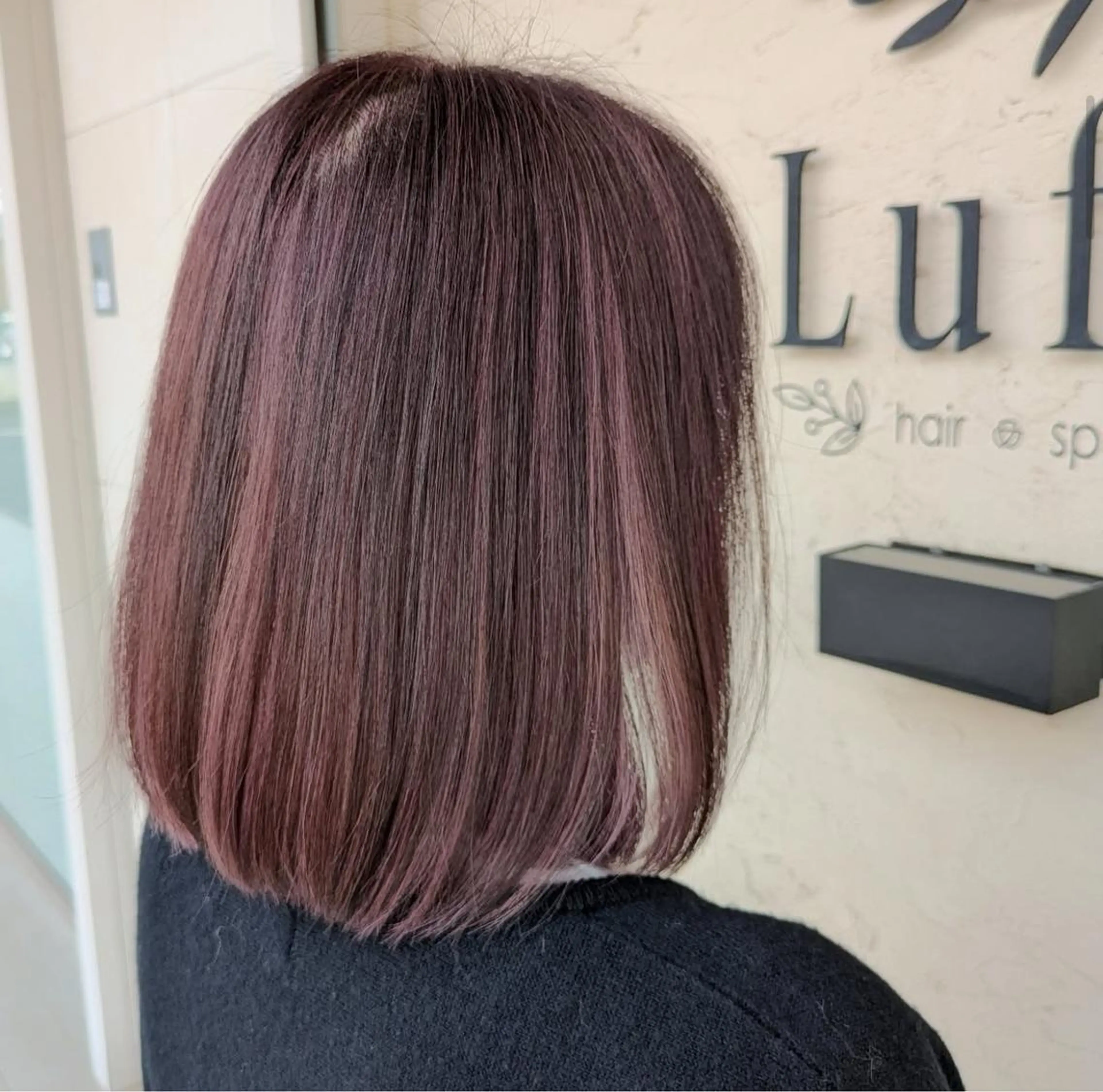 カラー ミディアム ブリーチ ピンクカラー 中谷　千鶴 ◎ブリーチカラー得意のヘアスタイル