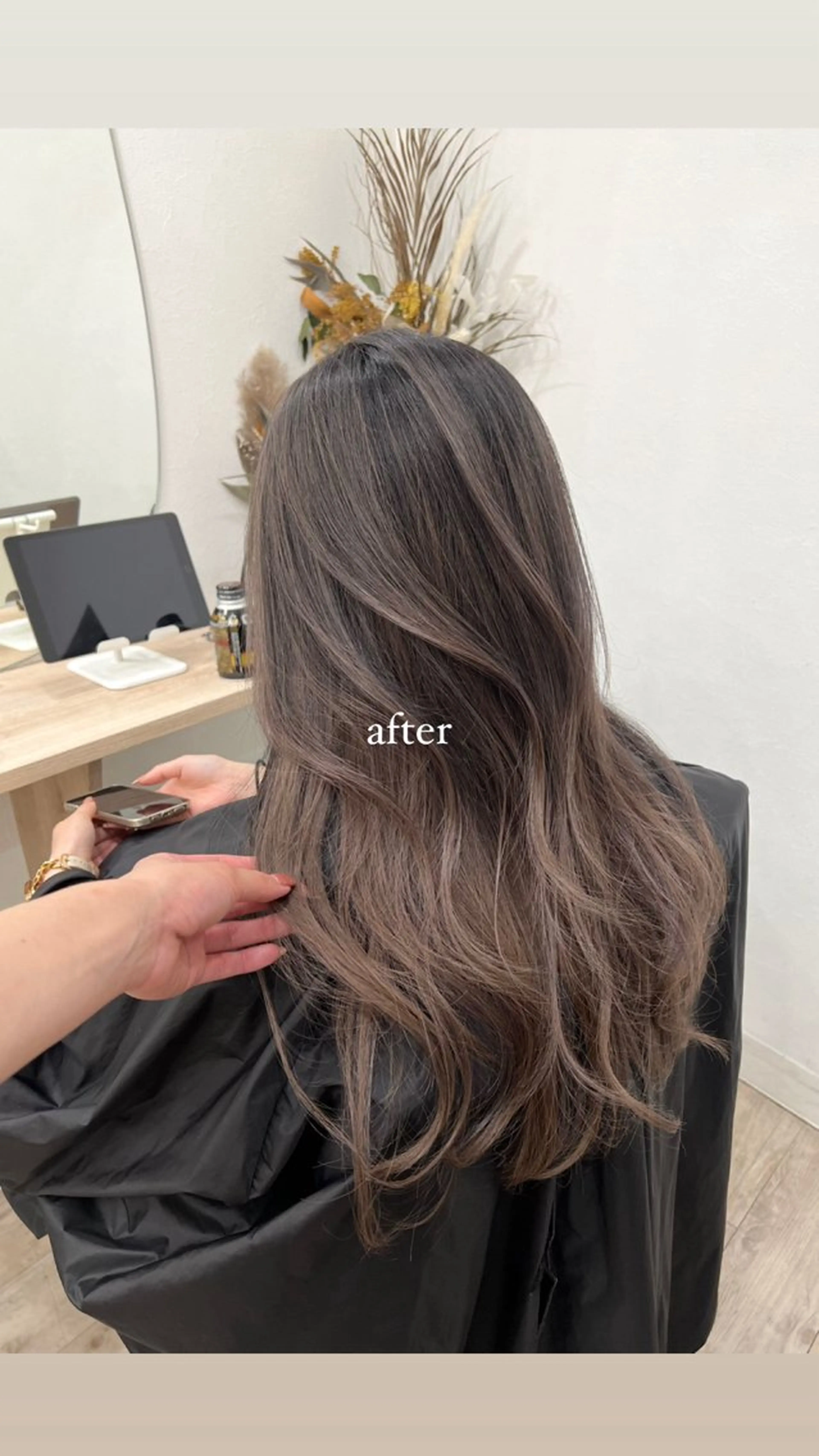 ロング TOKI mahoのヘアスタイル