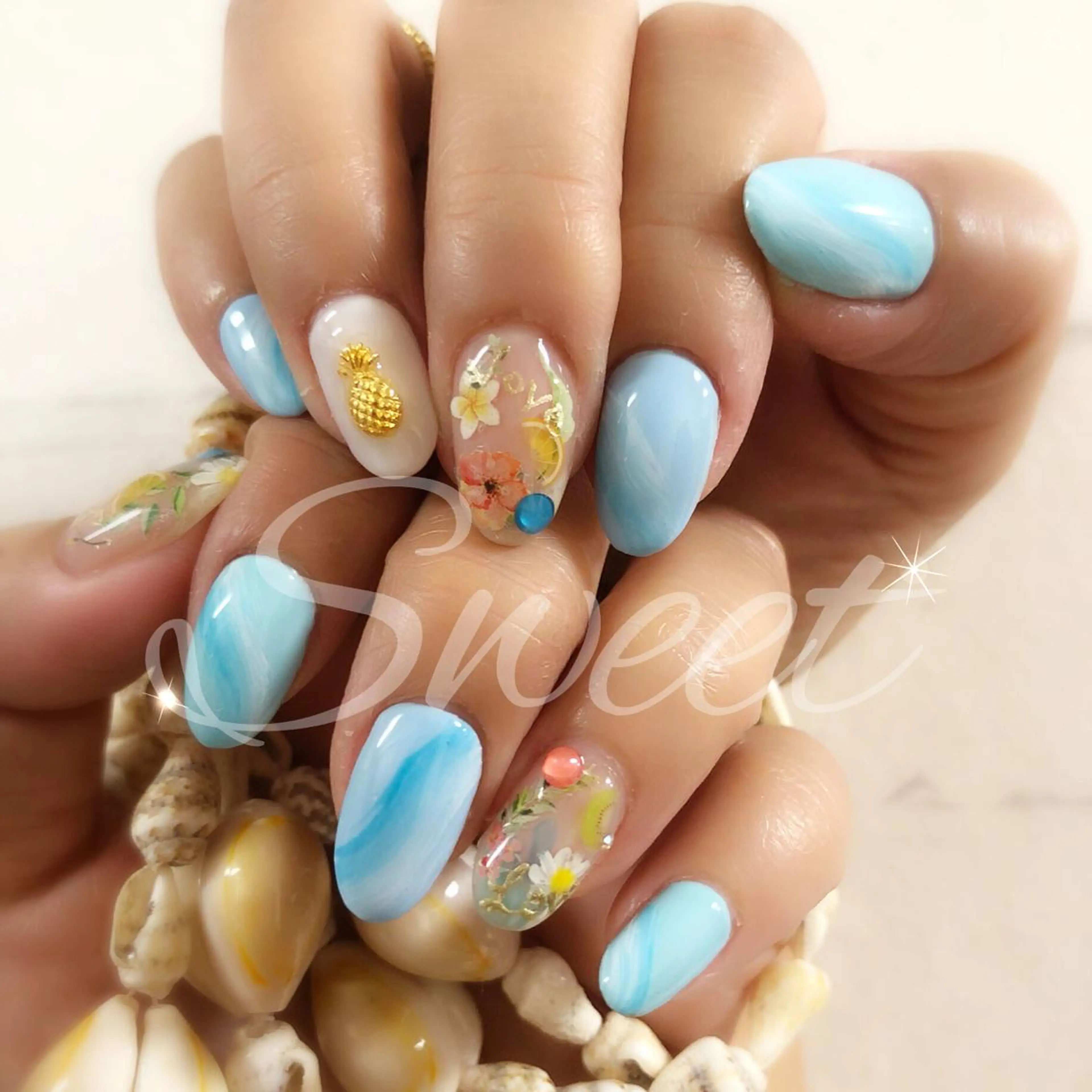 ネイル ハンドネイル sweet 仲野陽子のネイルデザイン