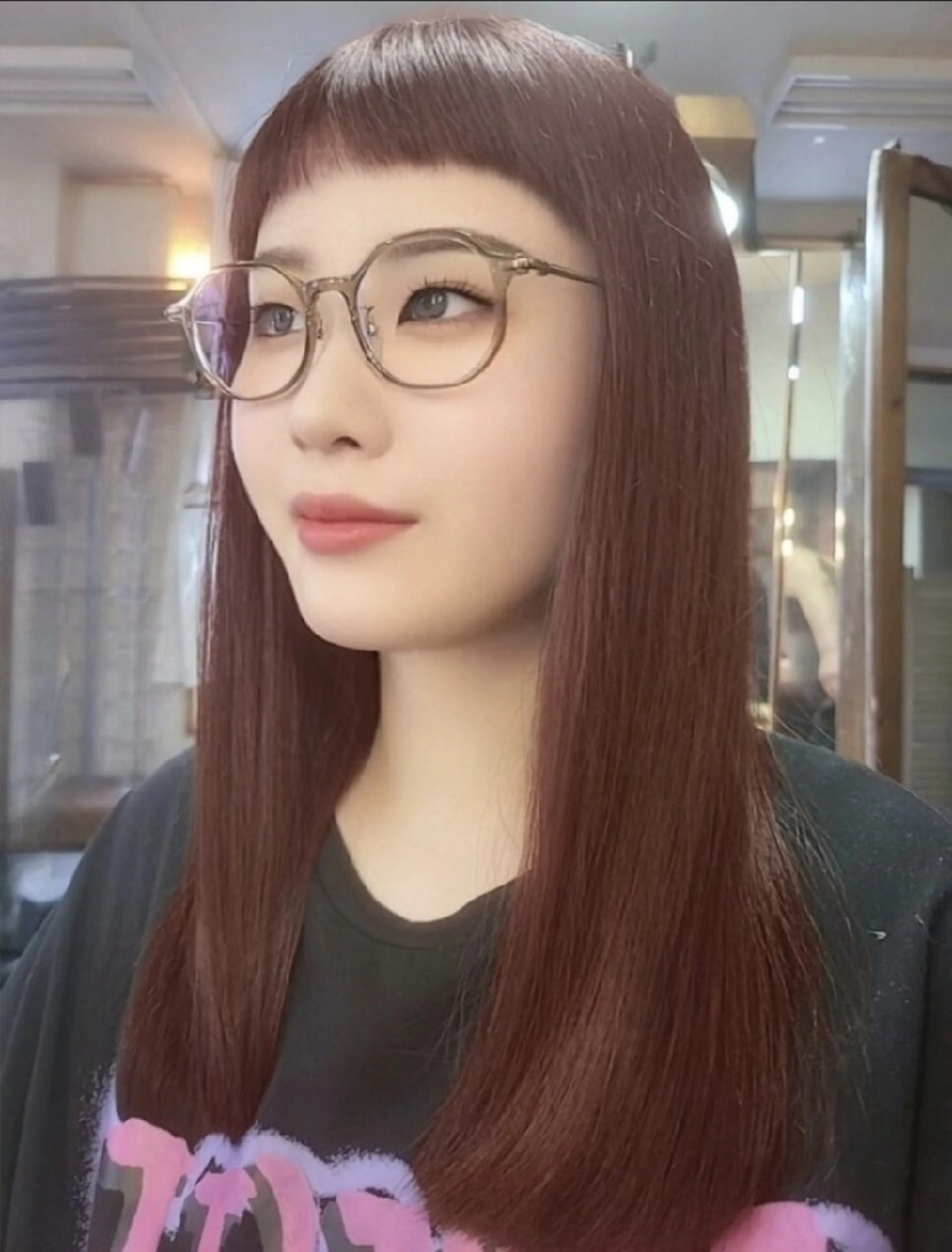 セミロング カラー カット ヘアカラー トリートメント sinistra シニストラ　足利山下店所属・再来率94％原宿足利 表参道★シニストラのヘアスタイル