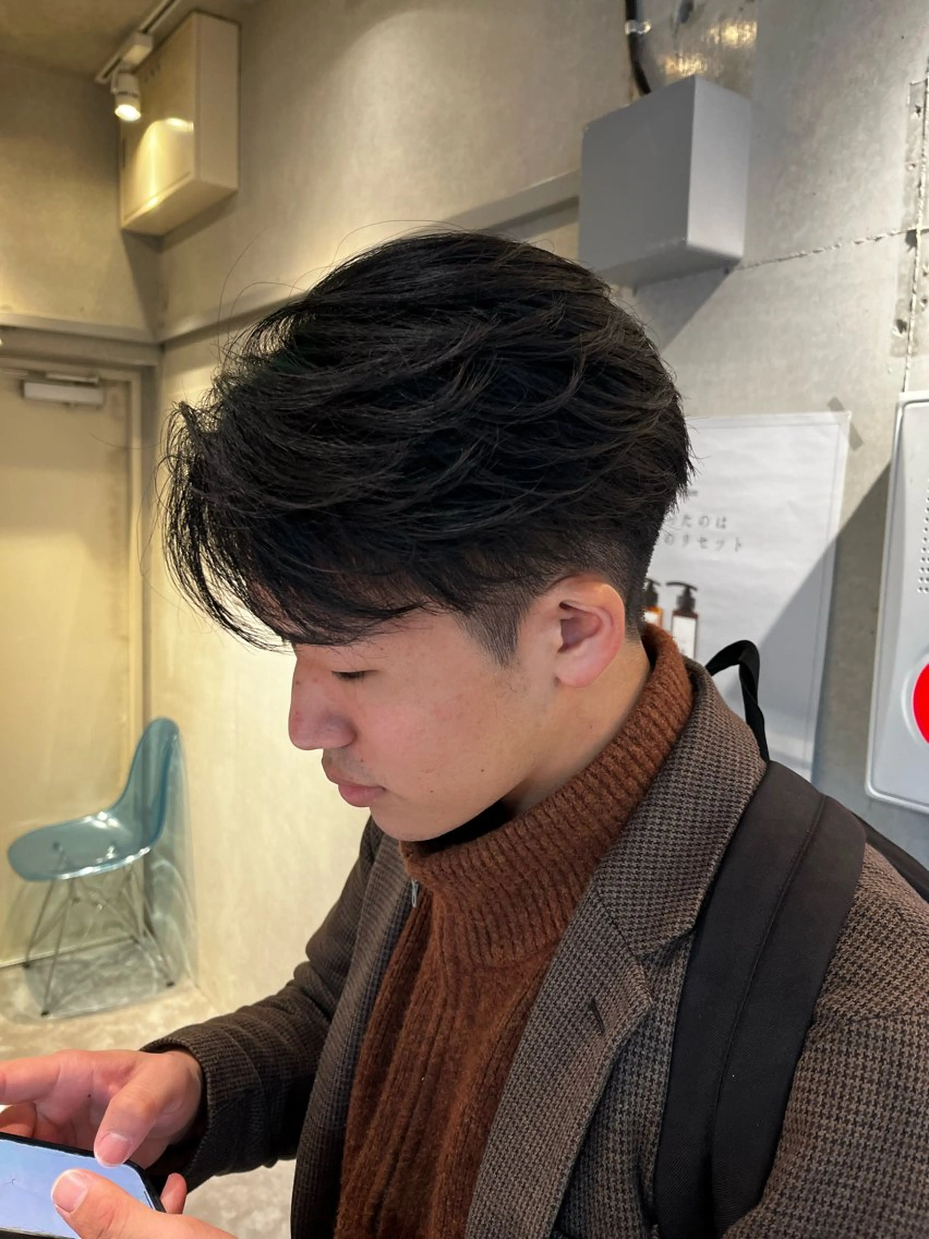 ショート カット メンズカット パーマ／稲葉のヘアスタイル