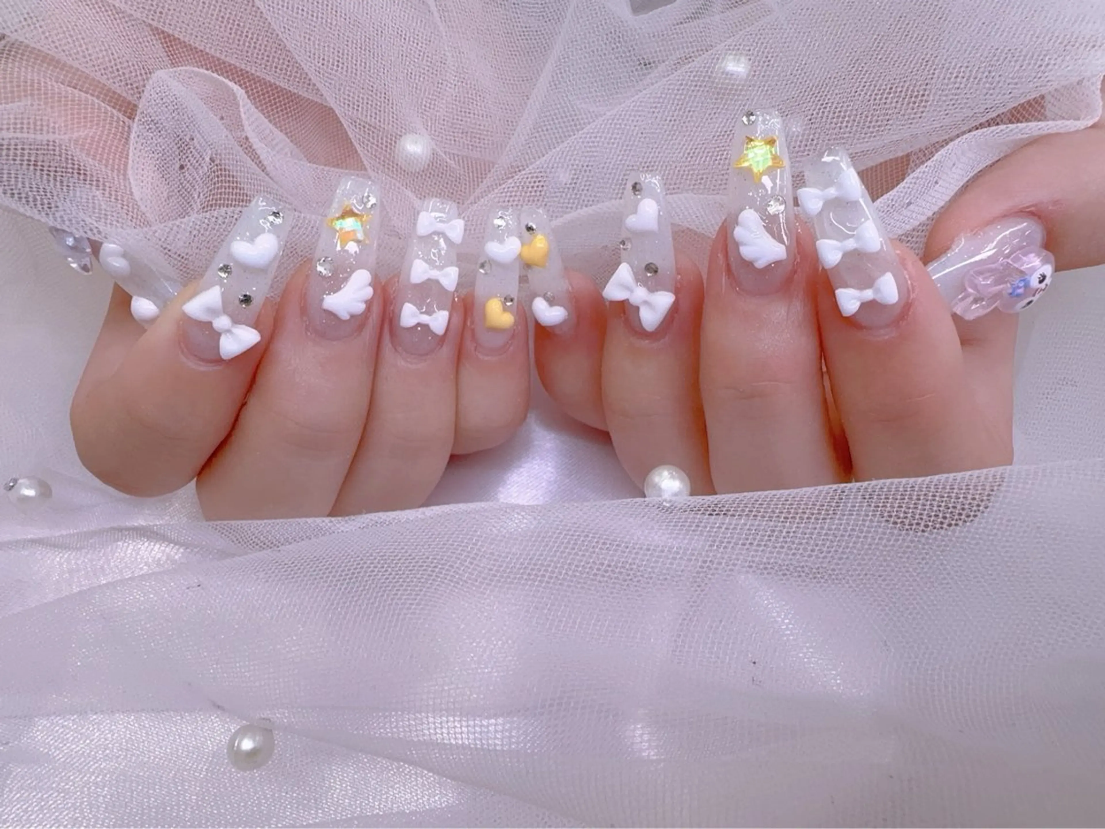 ネイル U・mi nail salon【長さ出し/パラジェル/持ち込み/定額ネイル/学割U24】所属・Uminail ゆうゆうのネイルデザイン
