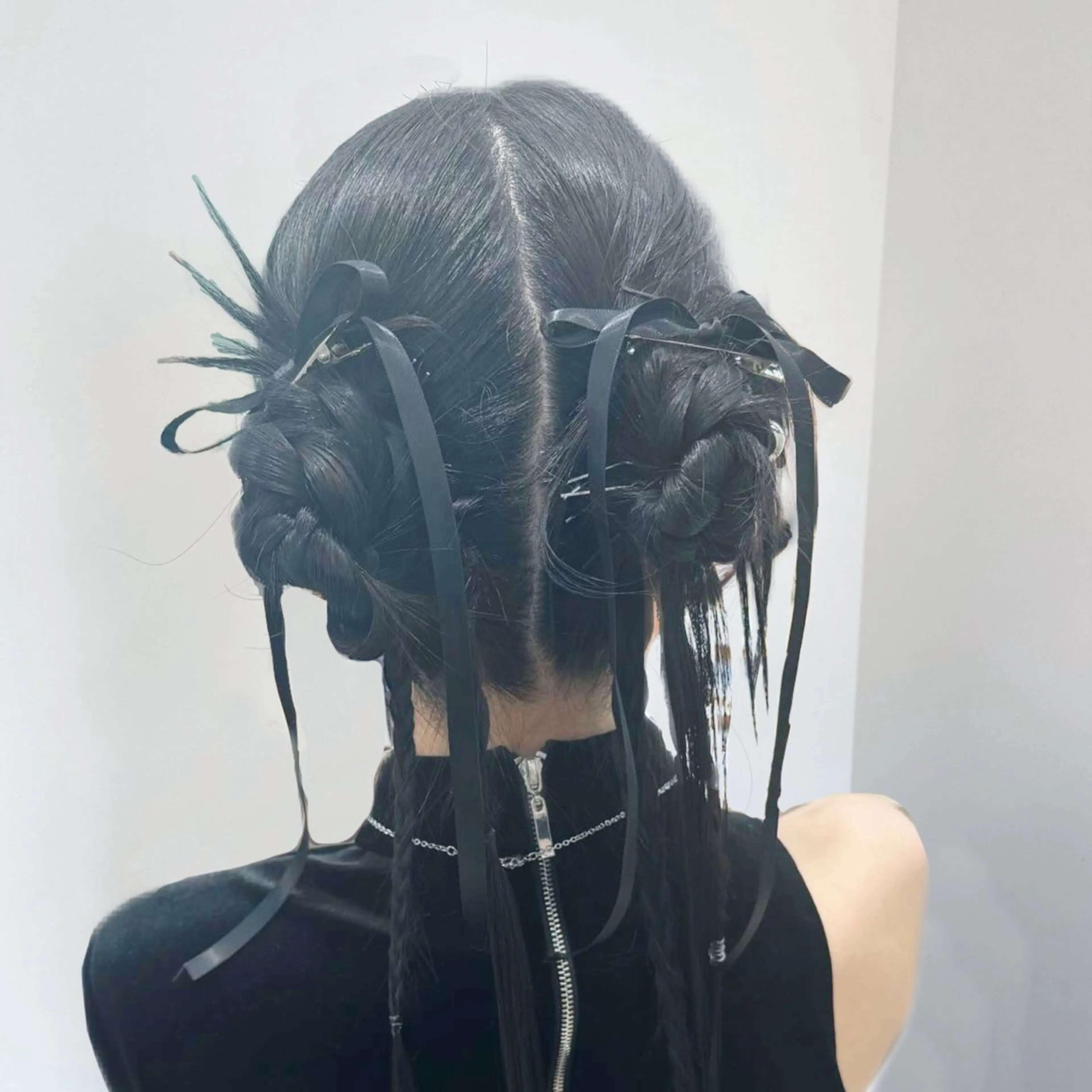 ロング ヘアアレンジ 韓国風ヘア 古沢 みづきのヘアスタイル