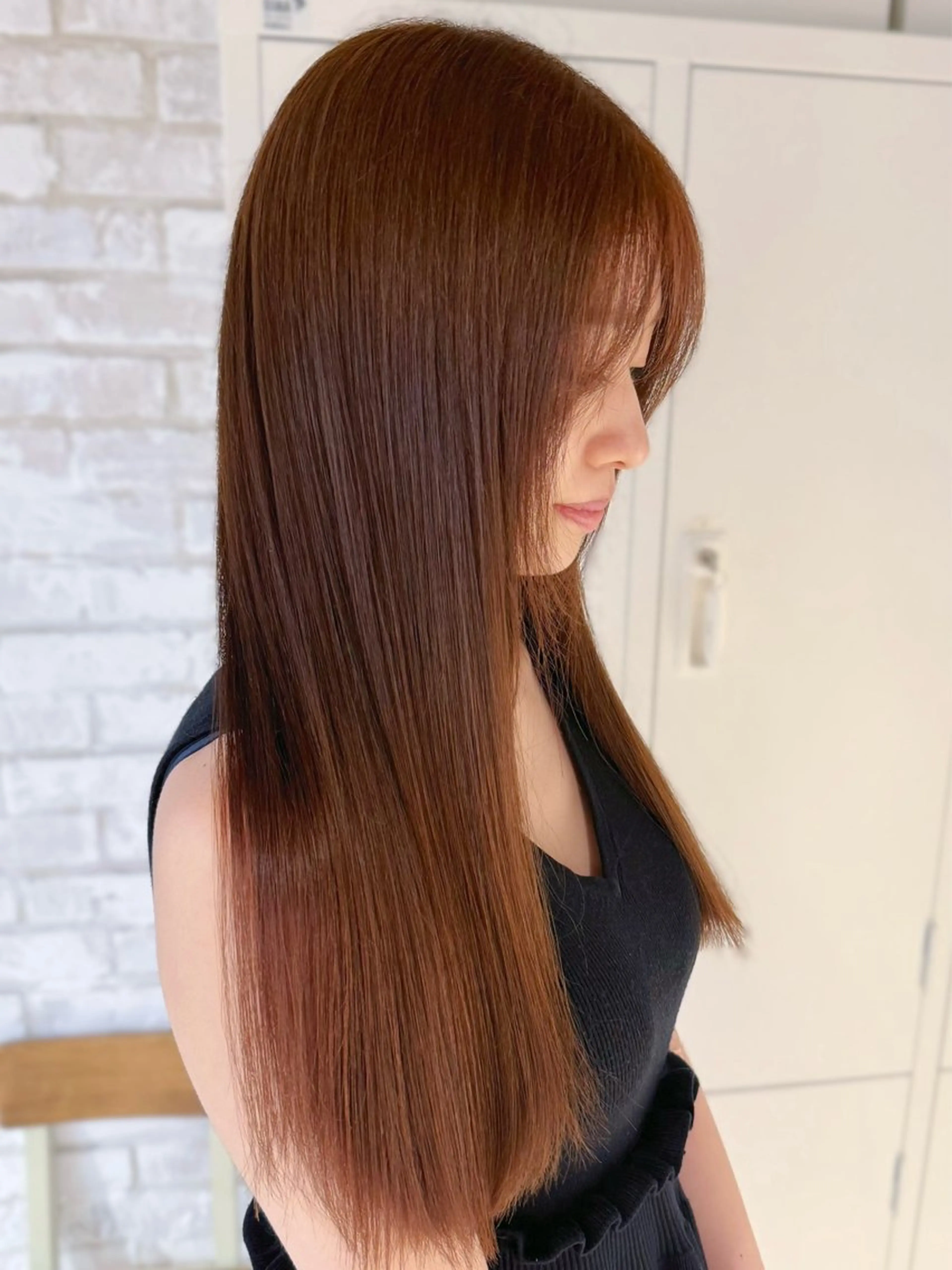 ロング カット 縮毛矯正 トリートメント ブリーチ/ケア カラー/KOICHIのヘアスタイル