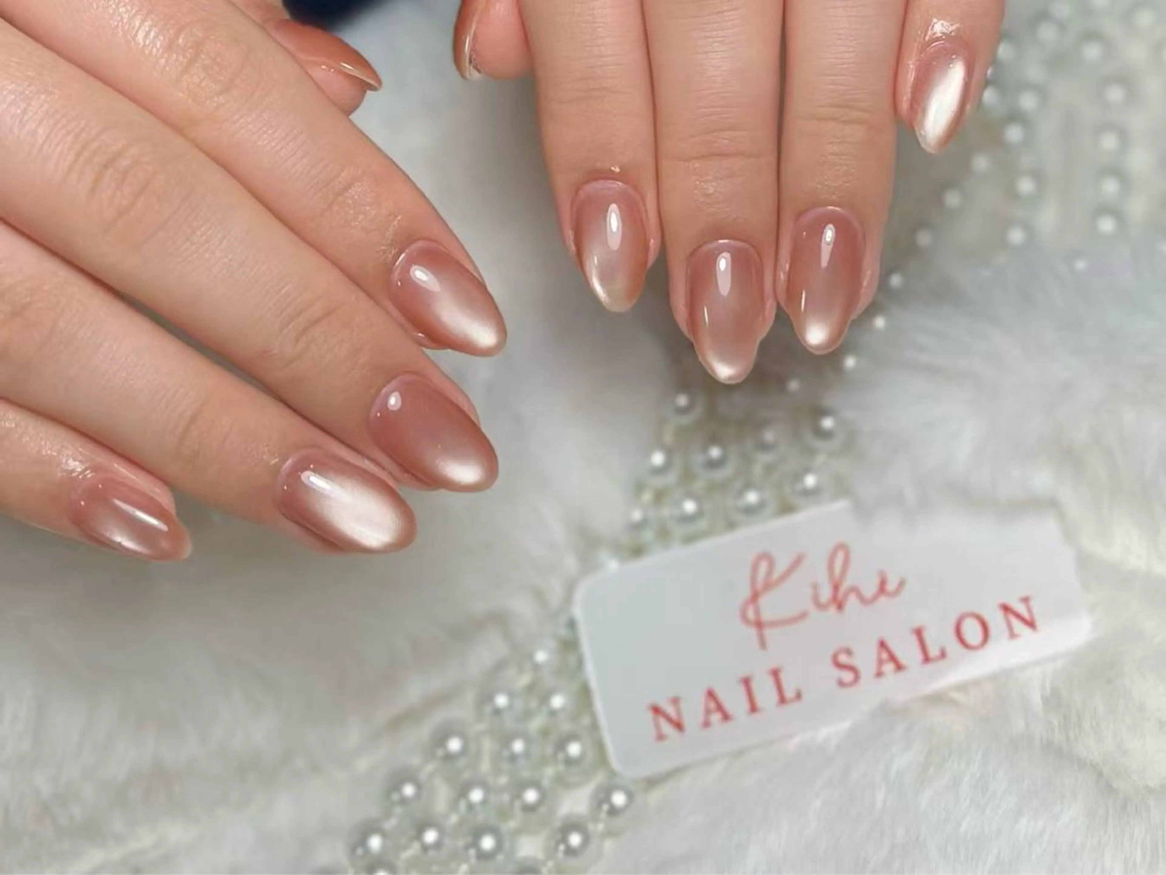 ネイル アートネイル フレンチネイル ジェルネイル グラデーション 韓国ネイル ハンドネイル ハンドケア さくら💮💮 【オフ無料】のネイルデザイン