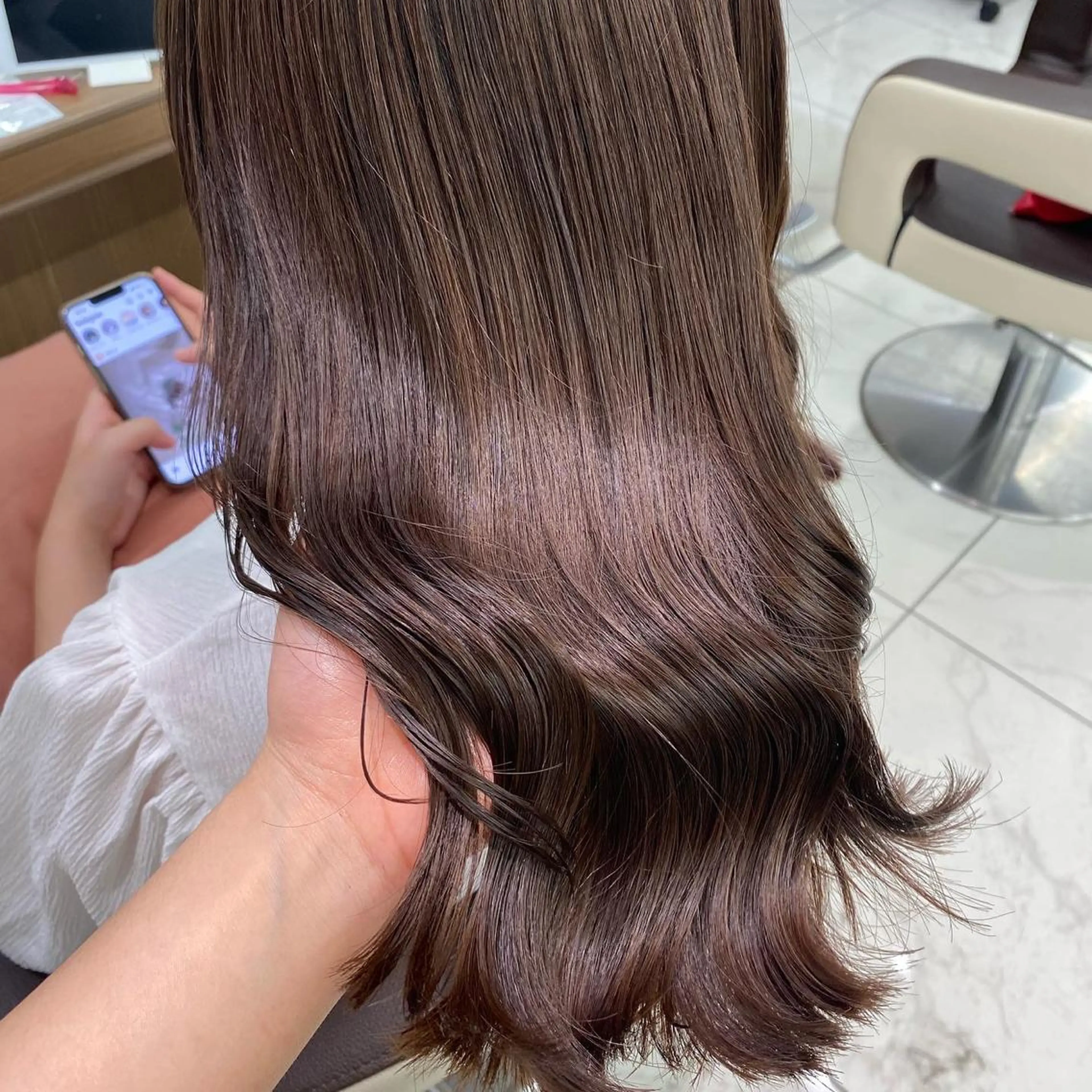 艶カラー🫧➕Aujua 4stepトリートメント💎の写真