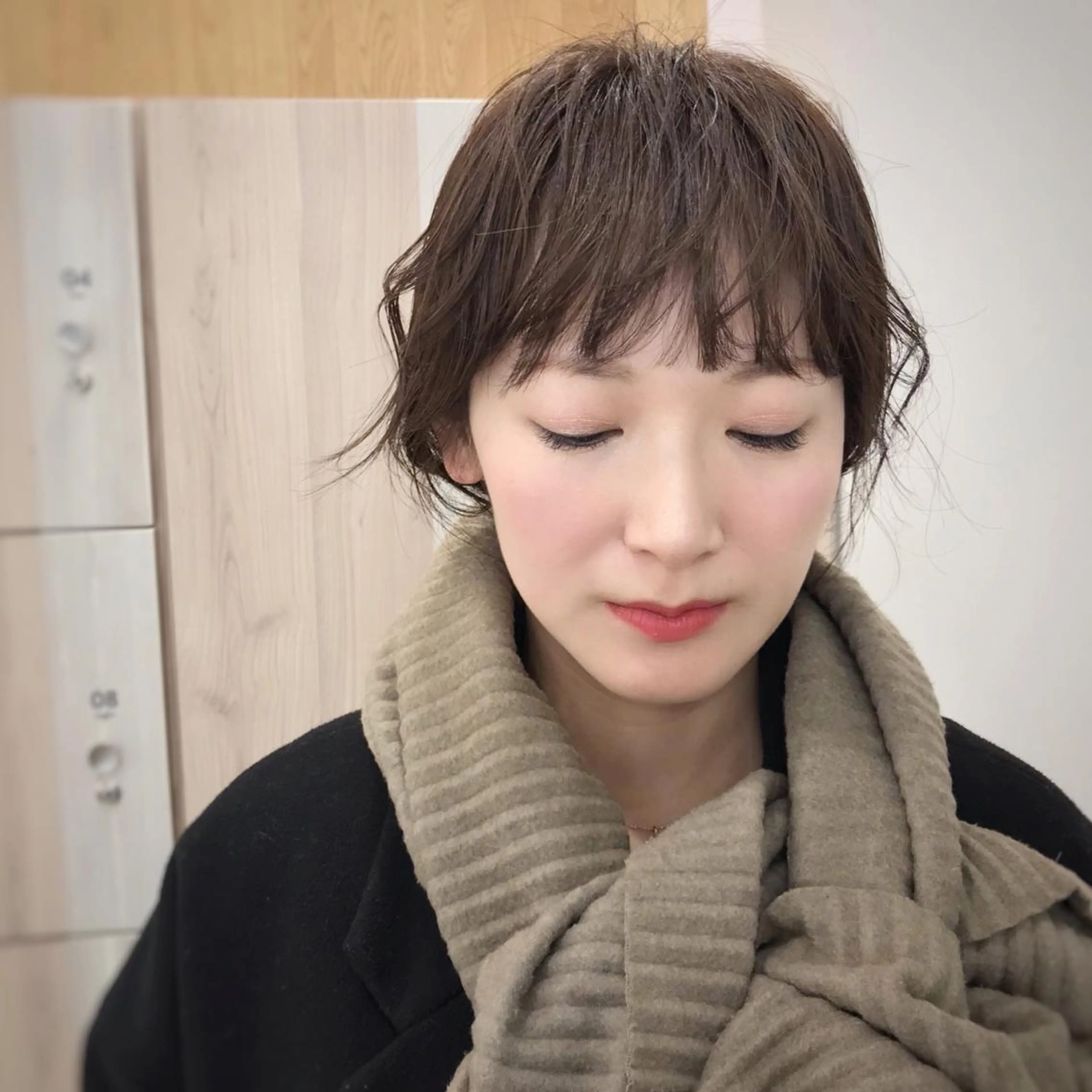 ロング カラー 顔周りカット HARUNA/ミセス 大人ショートヘアのヘアスタイル