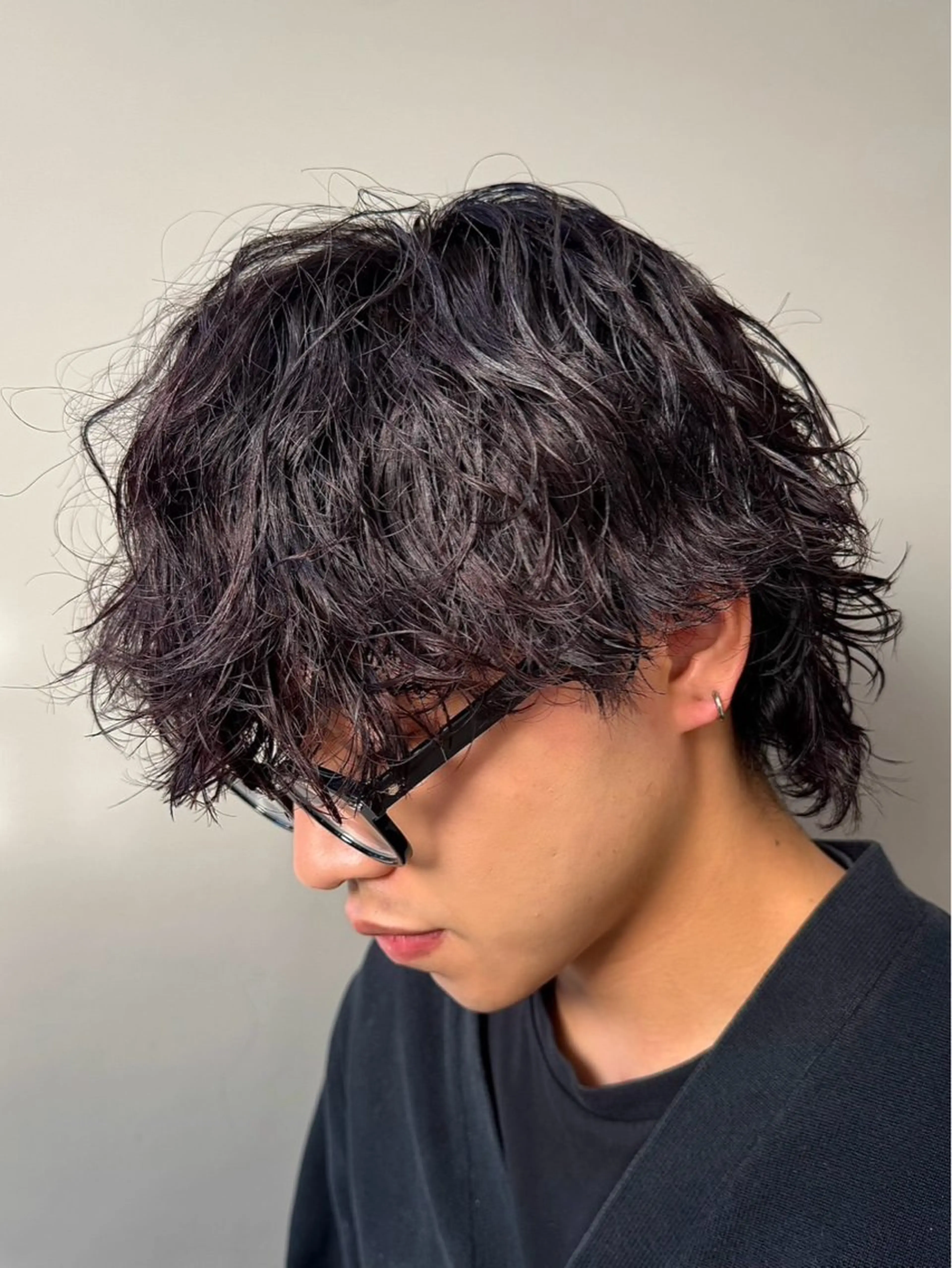 メンズ カット センターパート/ 暖色カラーayuのヘアスタイル