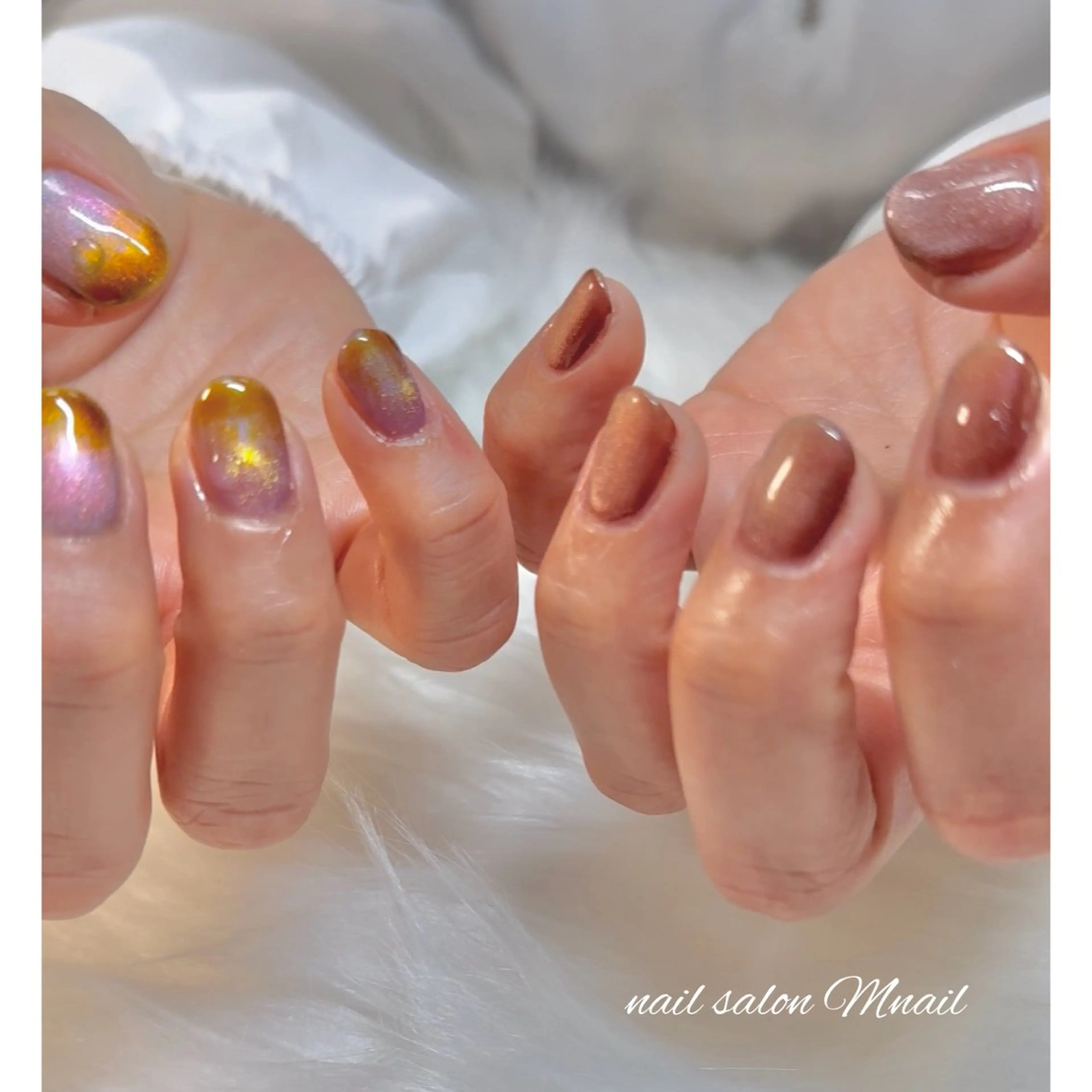 ネイル マグネットネイル Mnail ちひろのネイルデザイン