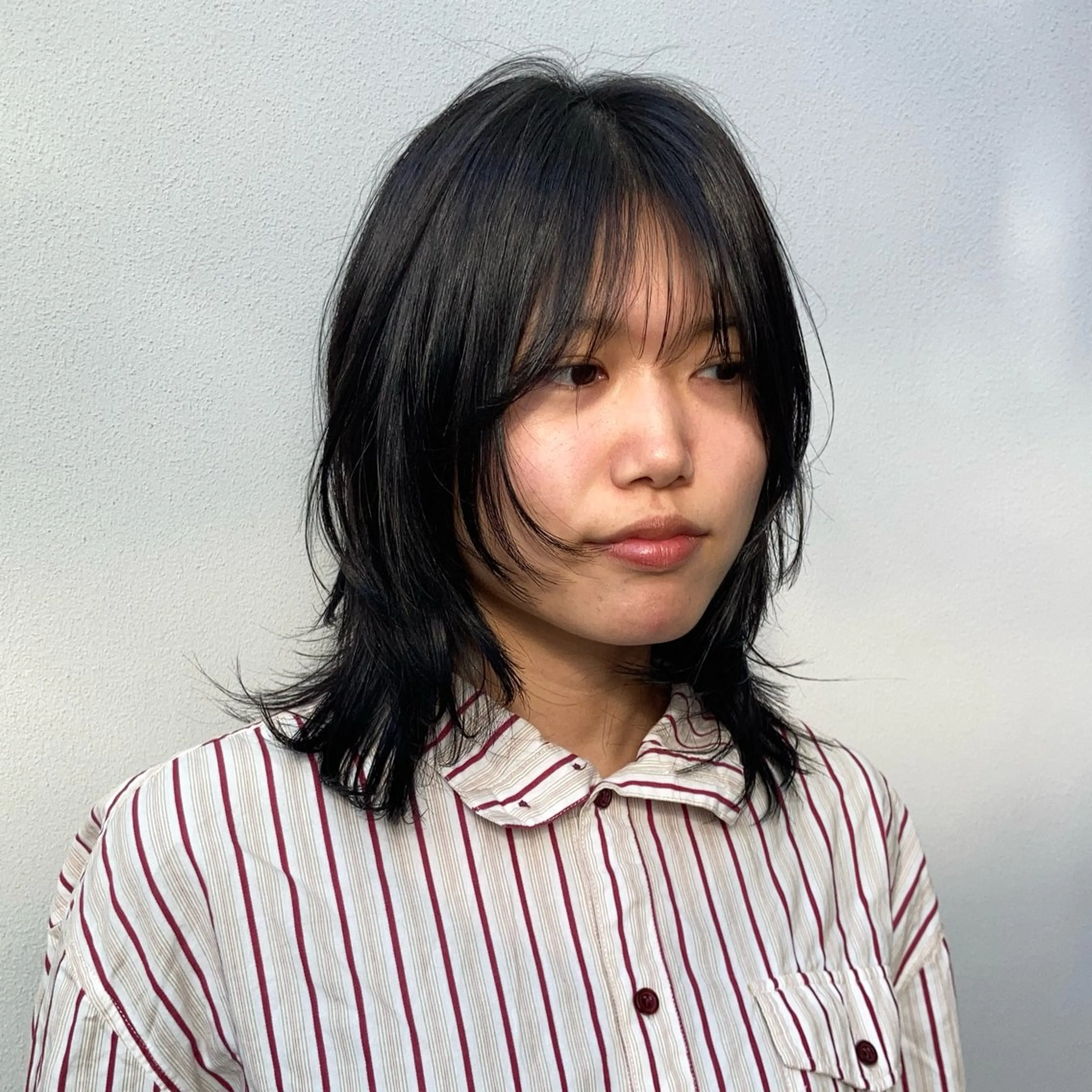 ミディアム カット トリートメント レイヤーカット🪄 ヘアセット🪄シホのヘアスタイル