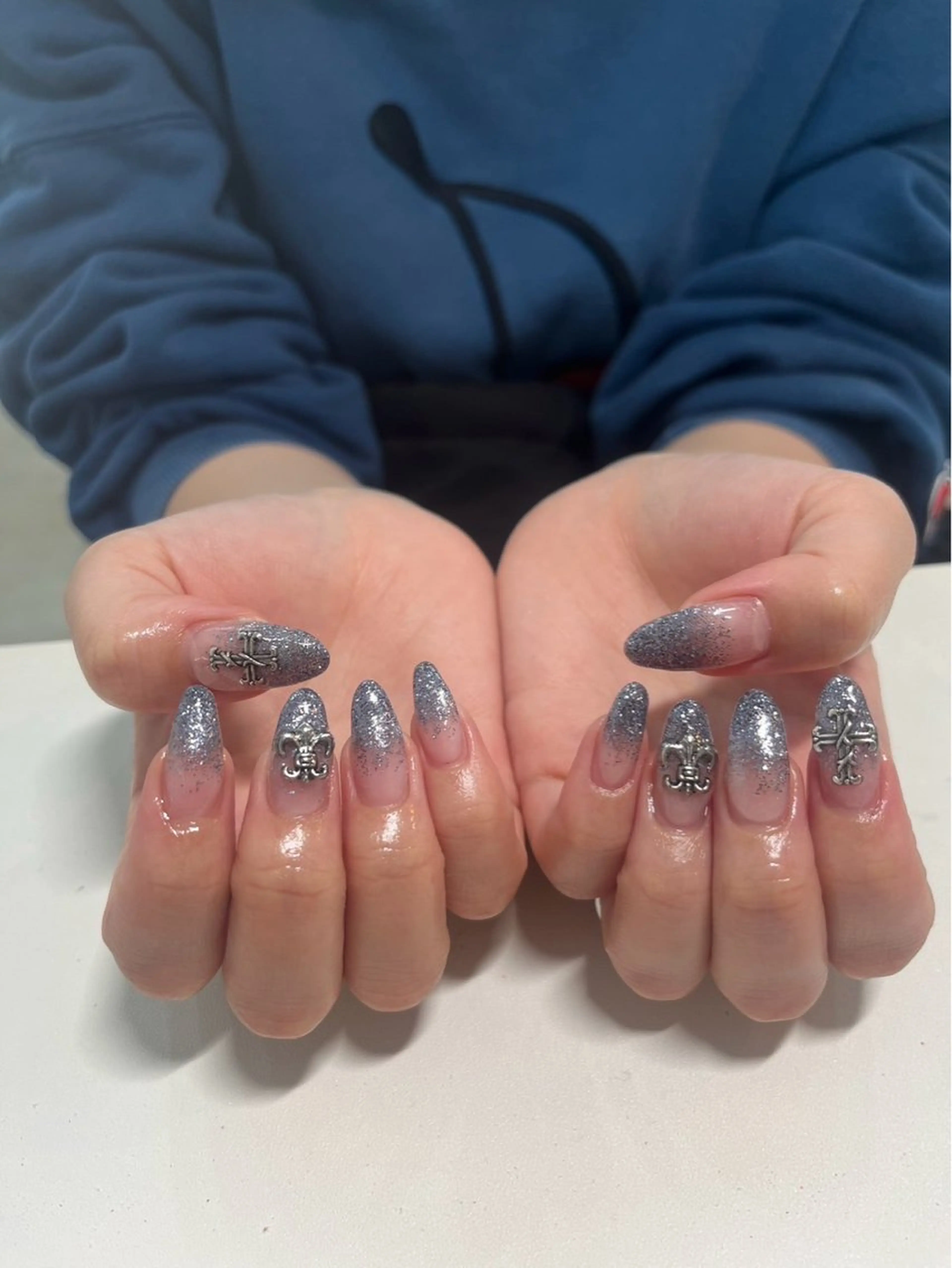 ネイル 艶/マグネット/網紅 /韓国/岩下りほのネイルデザイン