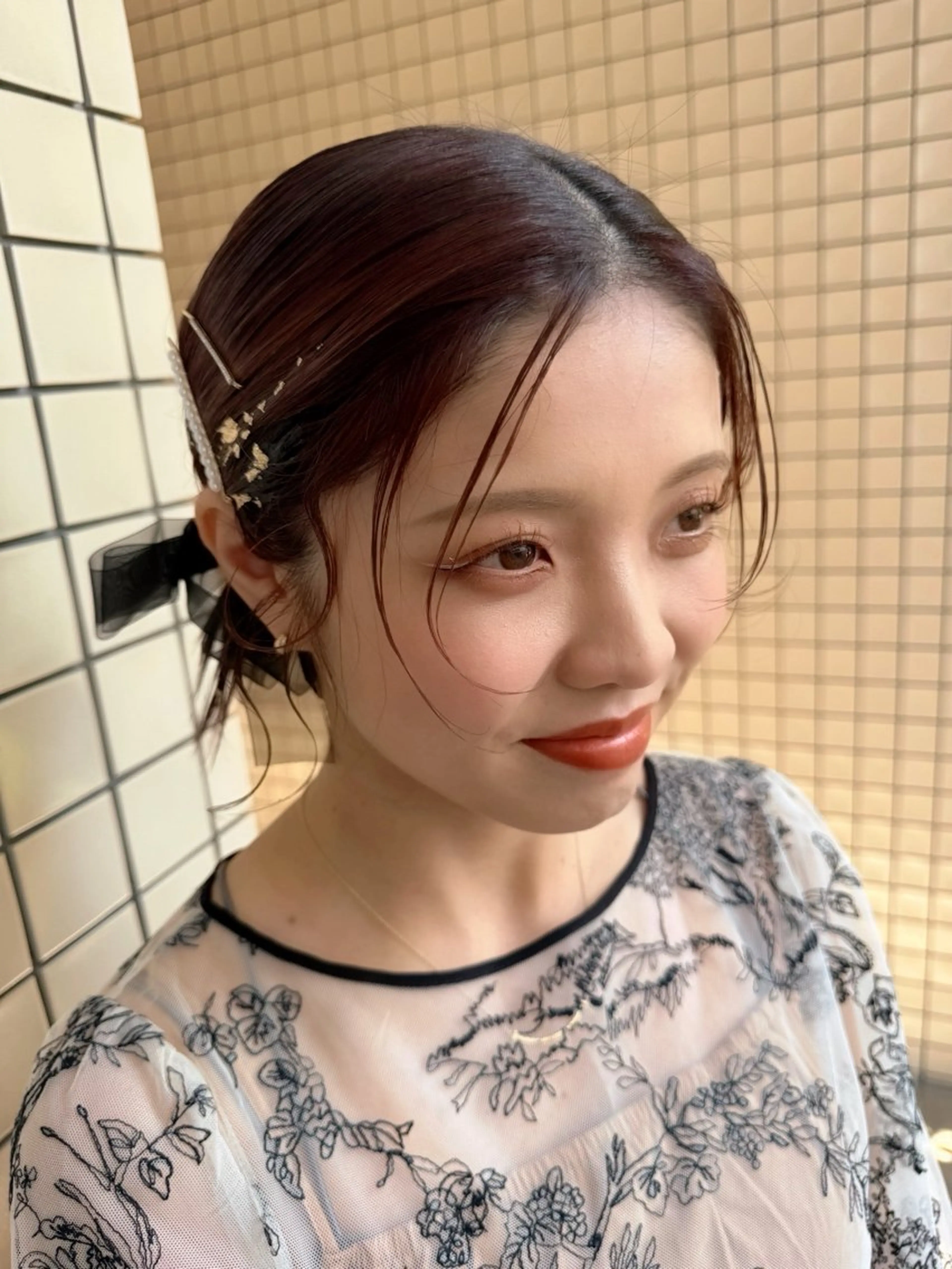 ヘアアレンジ ヘアメイク10年から 美容師💄Anriのヘアスタイル