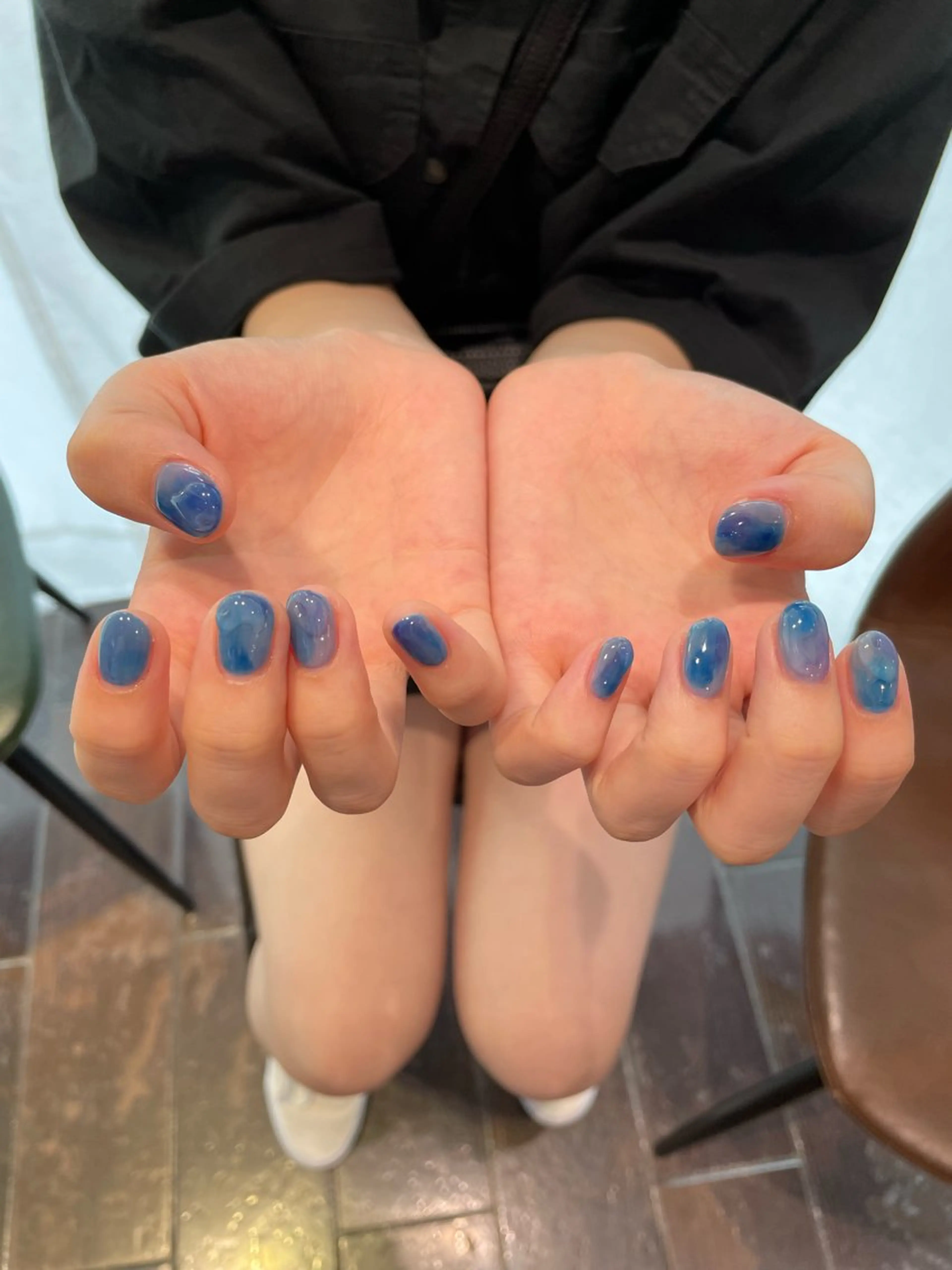 ネイル 夏ネイル ‪るか/‪透明感 カラー/アレンジのヘアスタイル