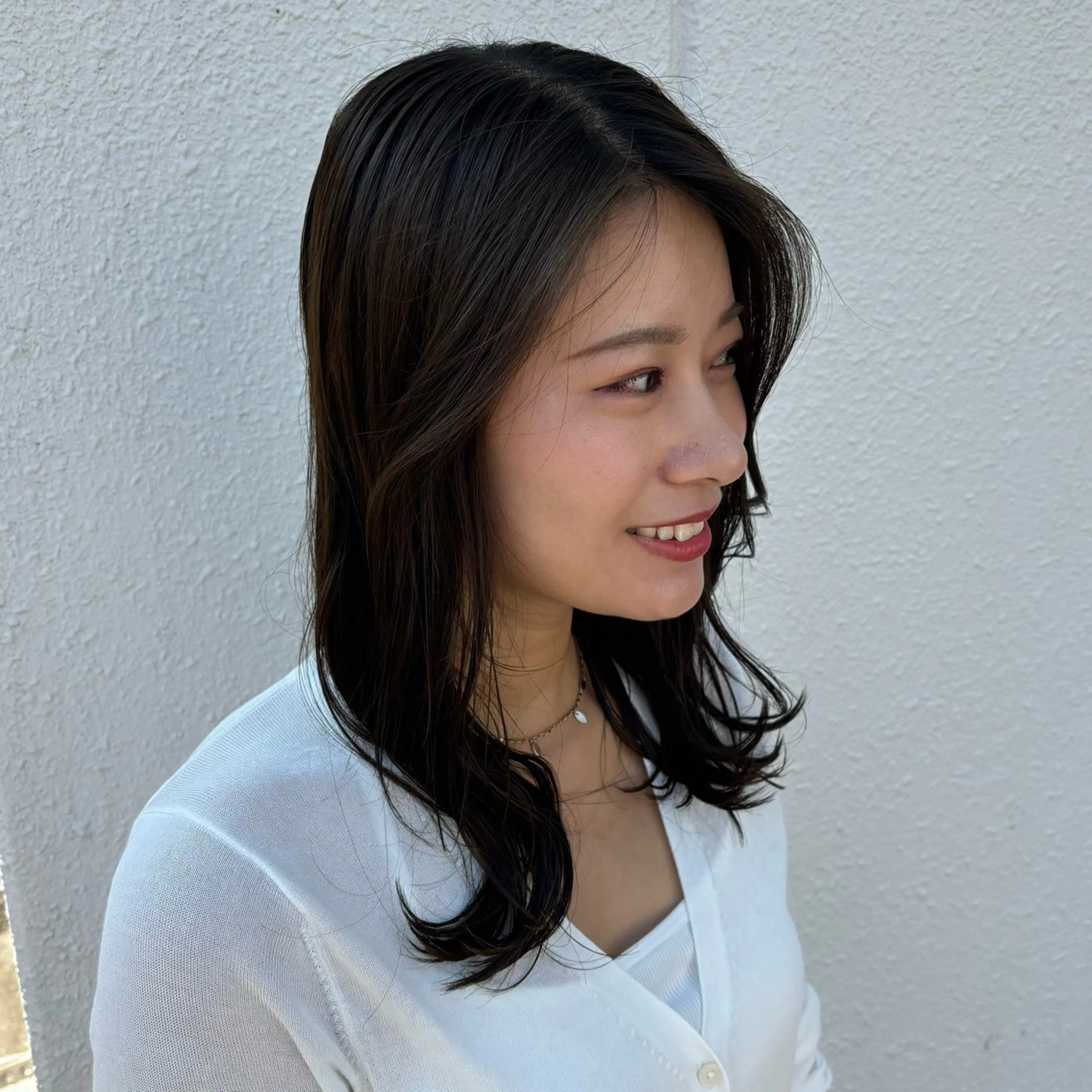 ミディアム ヘアセット 🎀ハイトーン/ 艶カラー/夕月🎀のヘアスタイル