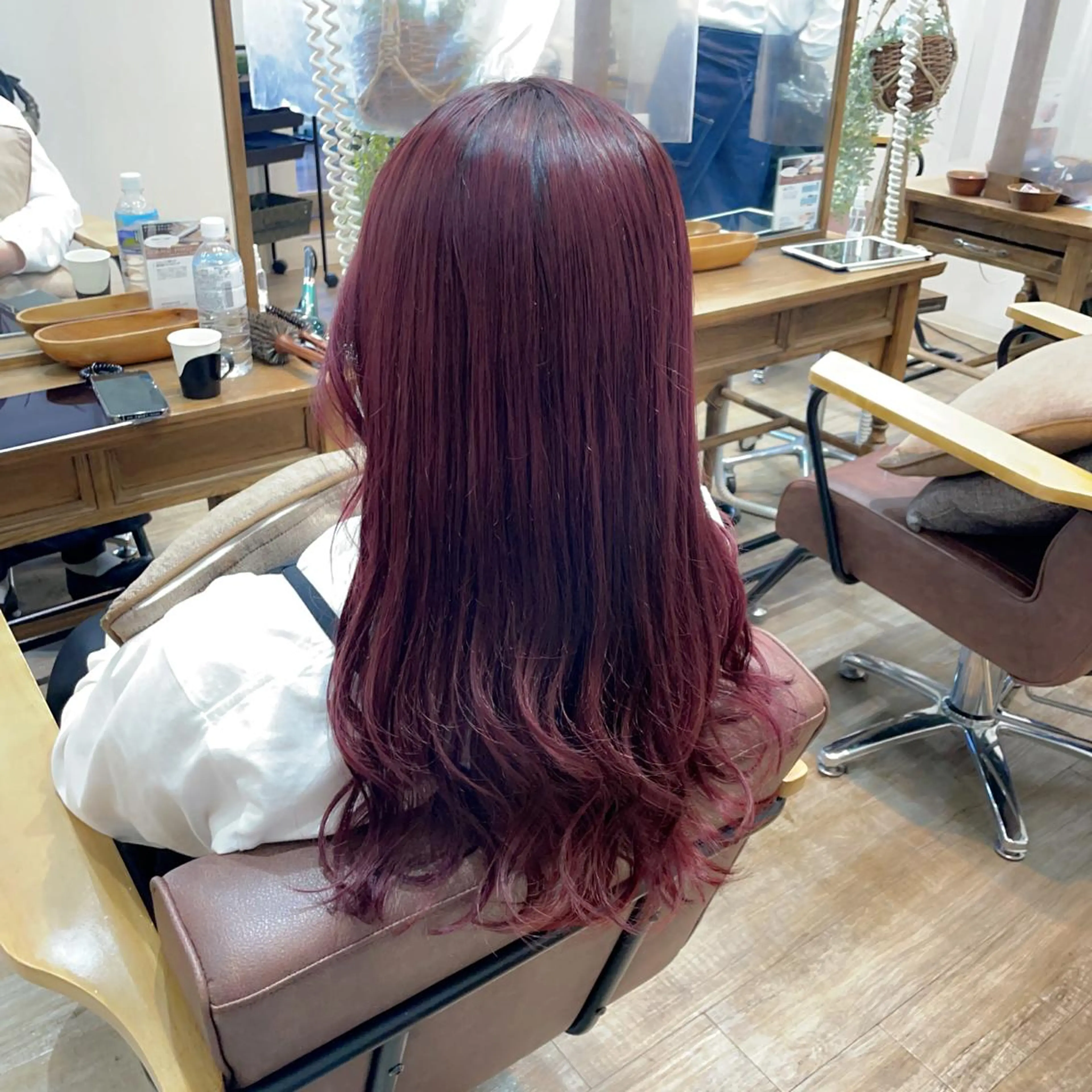 ロング カラー ピンクカラー ヘアカラー 🕊miki モテ髪🫧のヘアスタイル