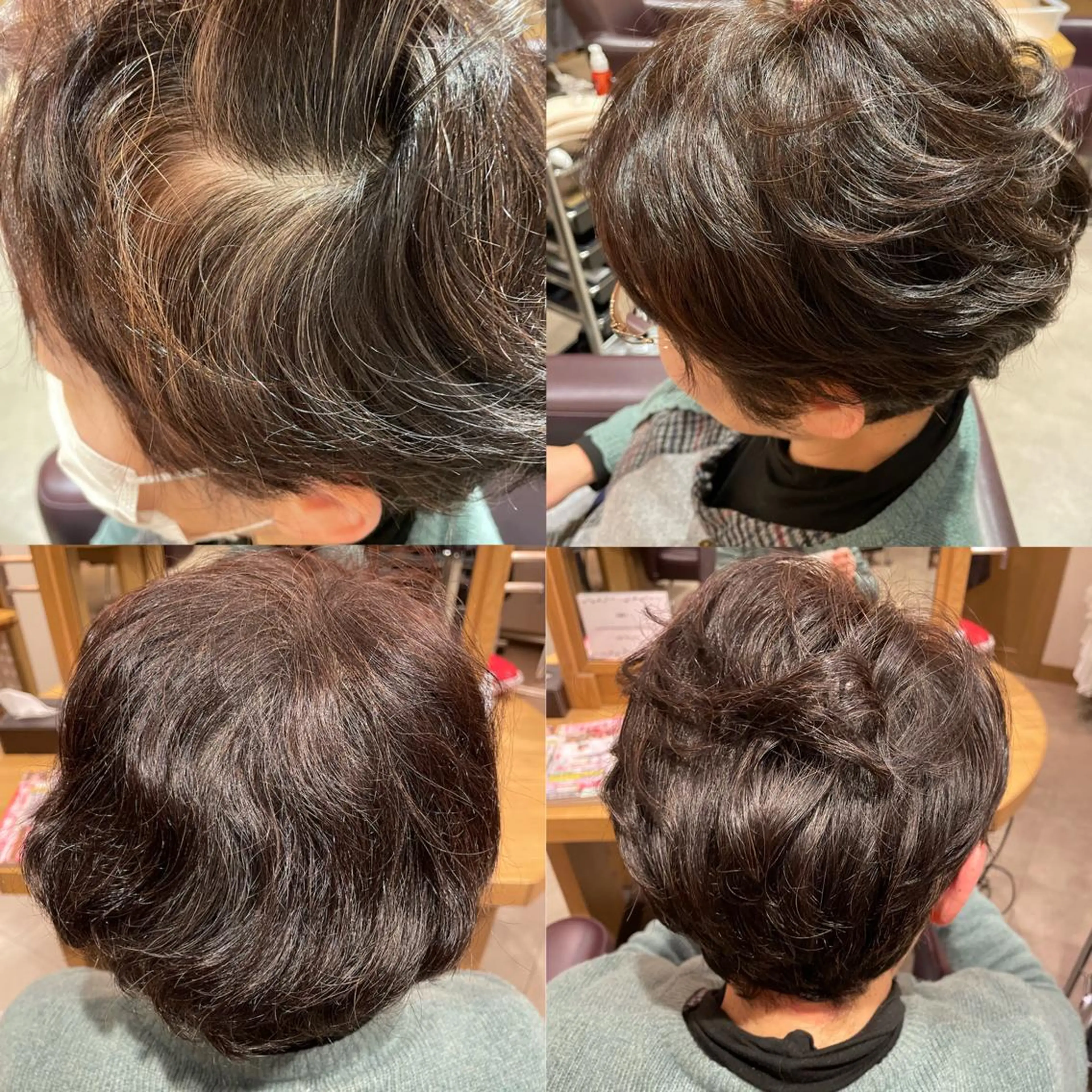 ショート カラー 韓国風パーマ❁ fu-ka❁艶カラーのヘアスタイル