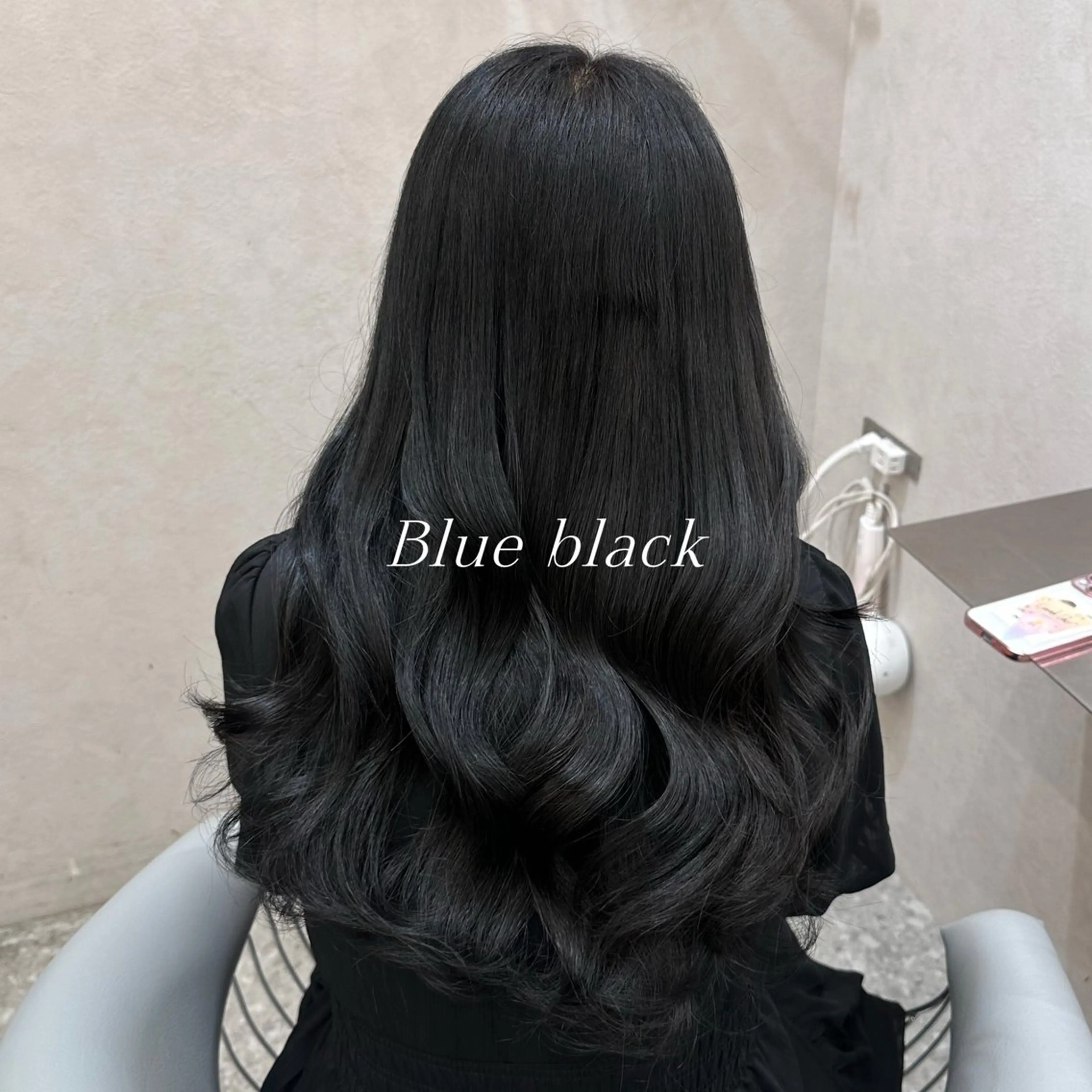 【🫧透明感ばつぐん🫧】黒染めじゃない暗めカラー+前髪カット🤍新生活応援✨ロング料金なし🫶🏻の写真