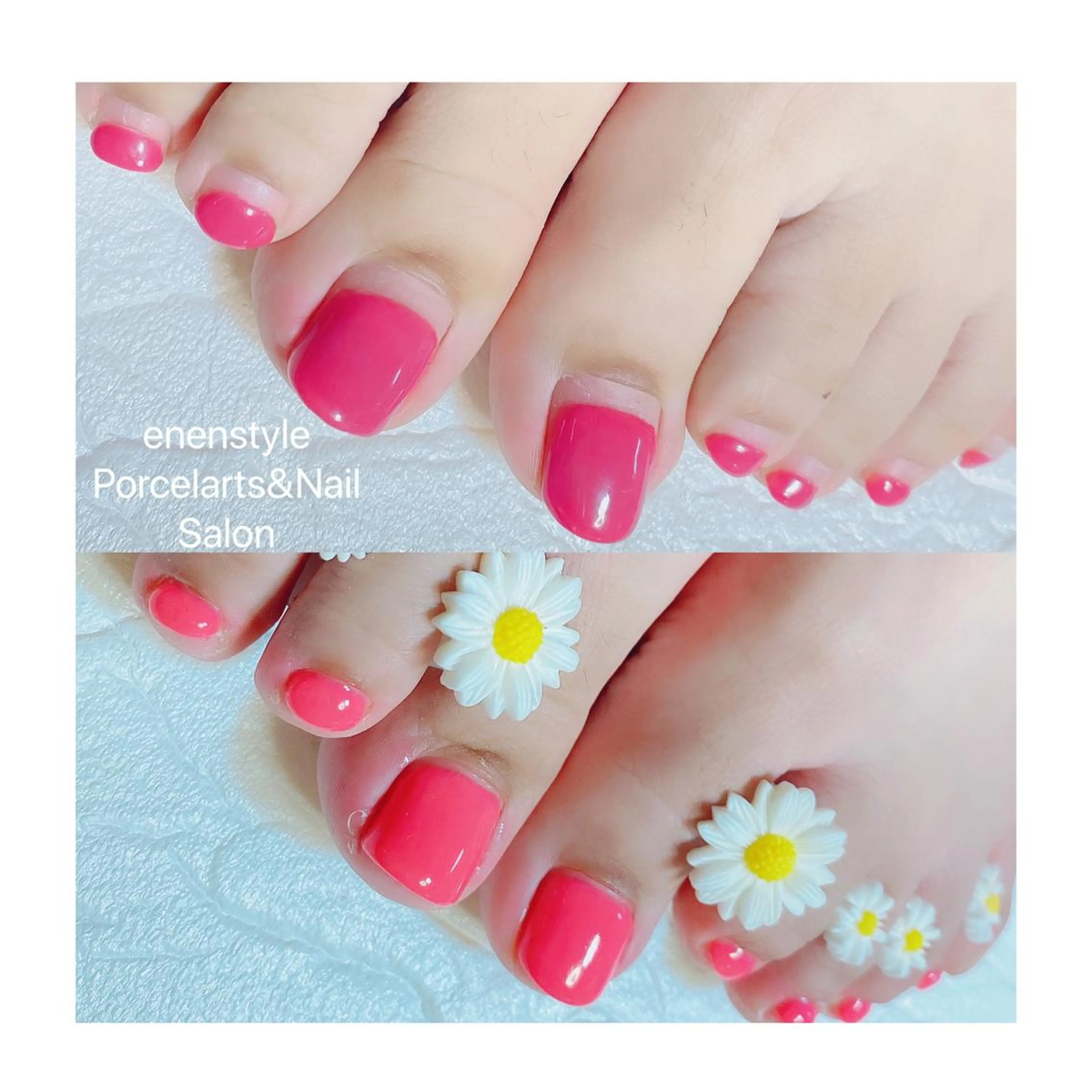 ショート ネイル ハンドネイル フットネイル 👑enen style👑のネイルデザイン