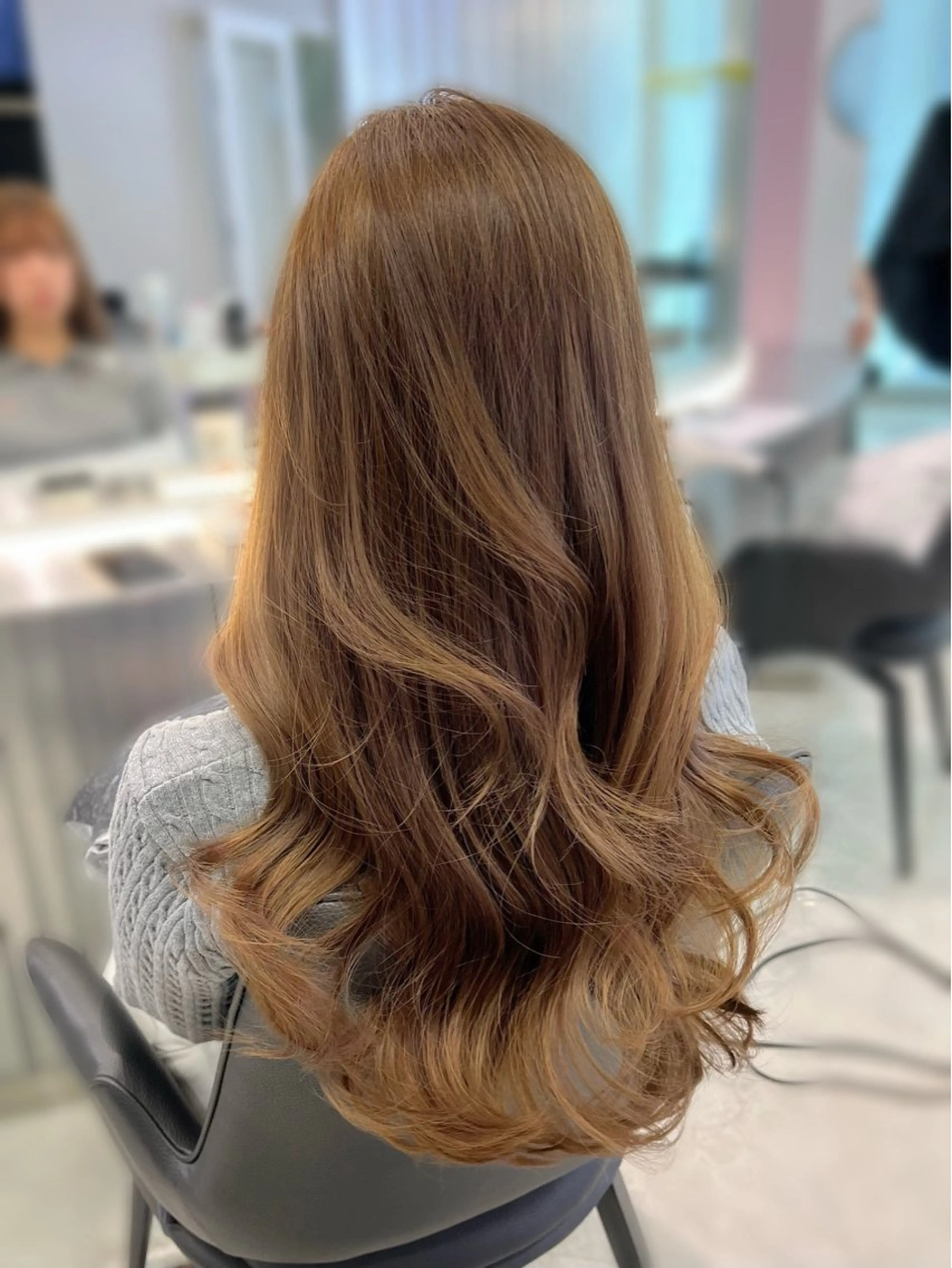 ロング カラー ベージュカラー ブリーチ Kaho🤍レイヤー ※女性限定のヘアスタイル