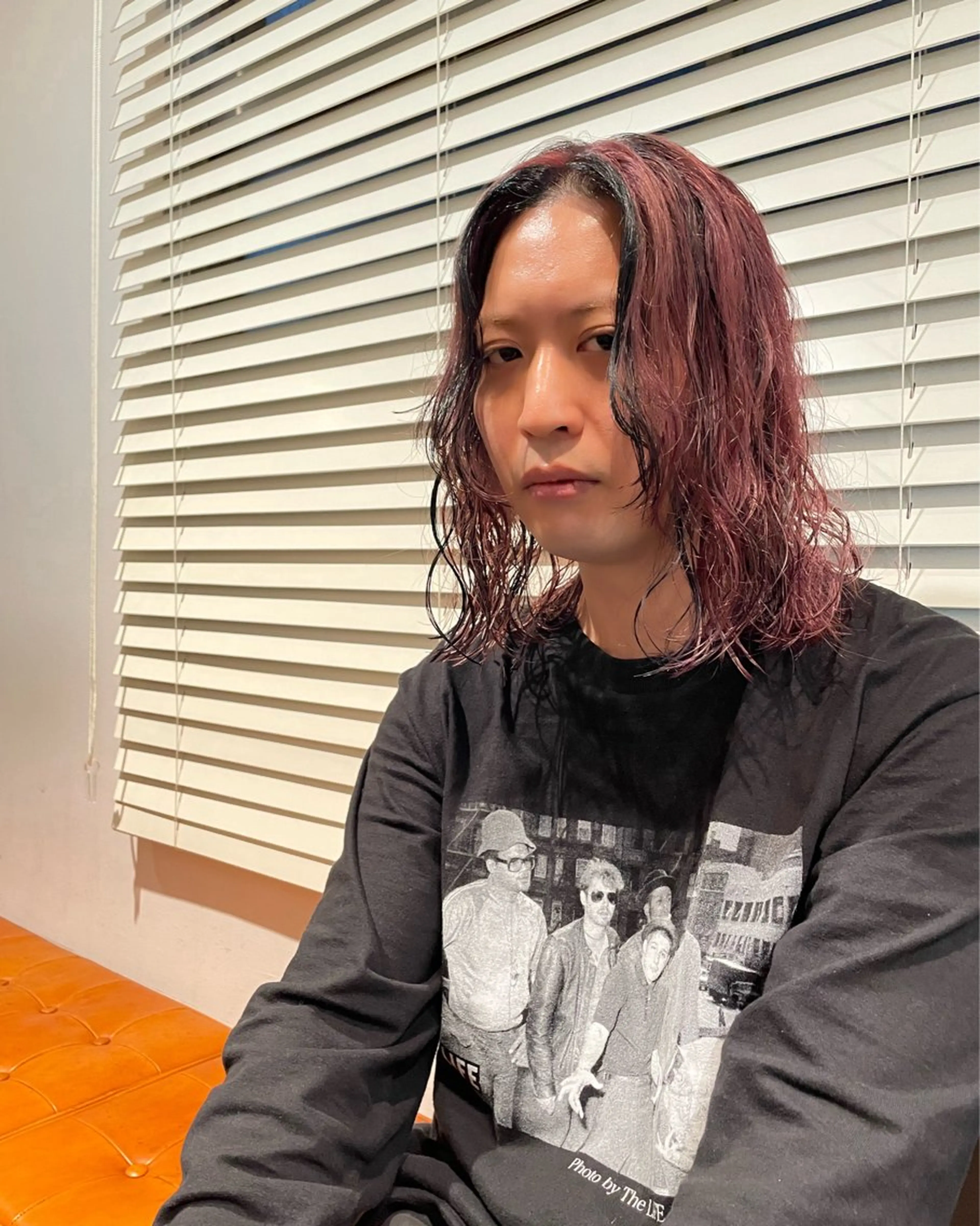 ロング カラー メンズ カット ヘアカラー トリートメント 優作 〜圧倒的信頼〜のヘアスタイル