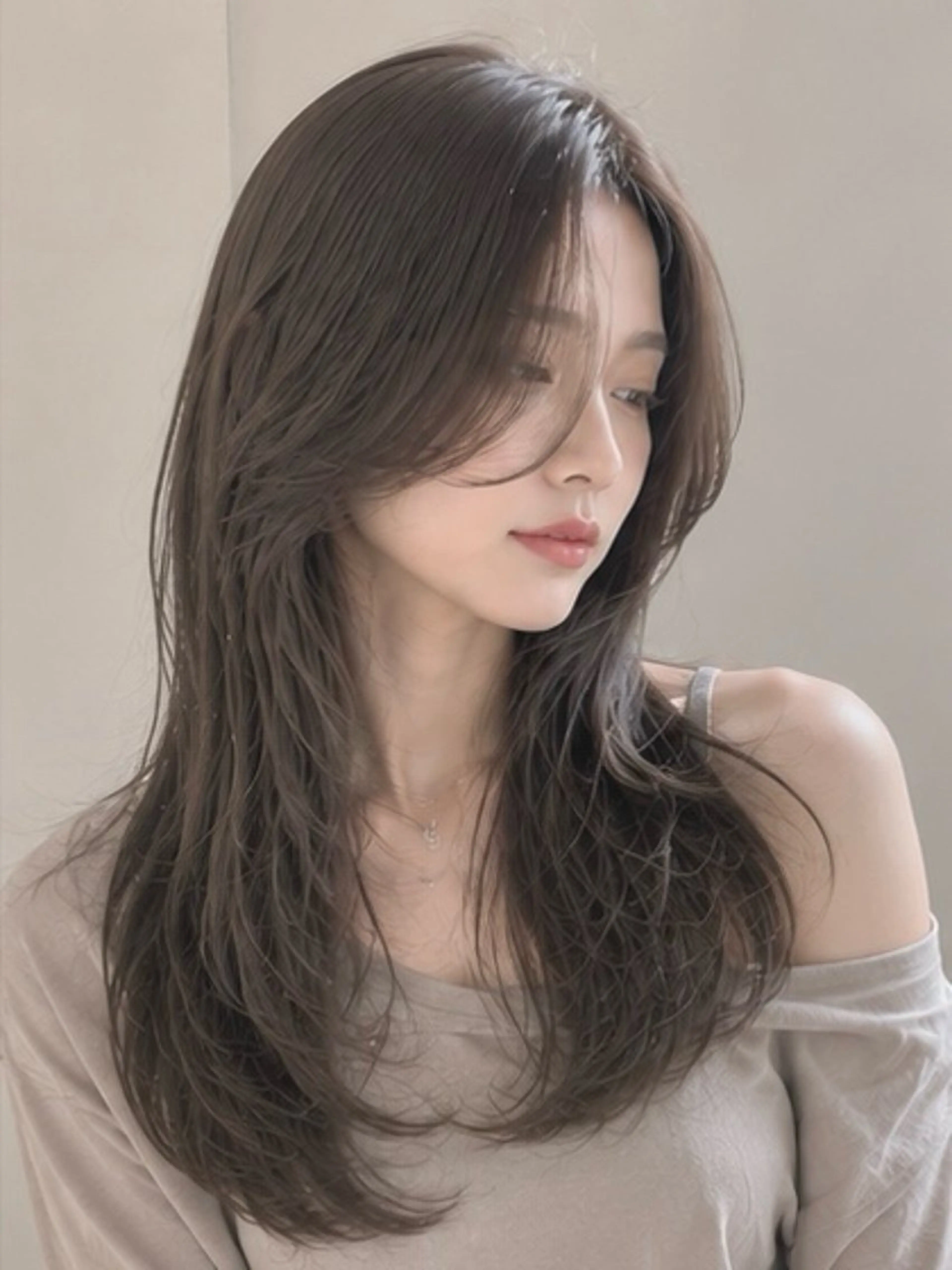 ロング カット ヘアカラー トリートメント Garden 浅草蔵前のヘアスタイル