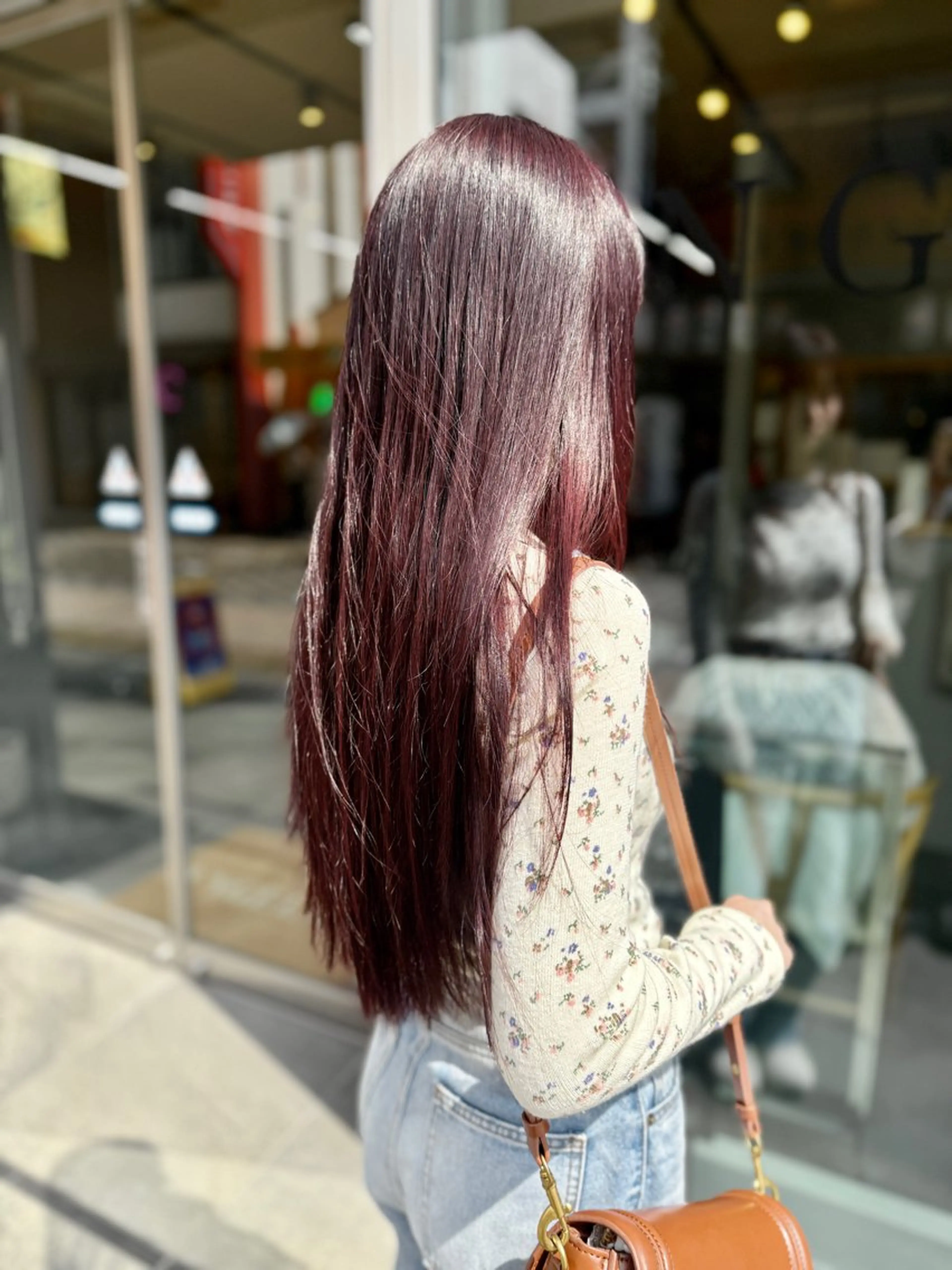 ロング 徳重 美香のヘアスタイル